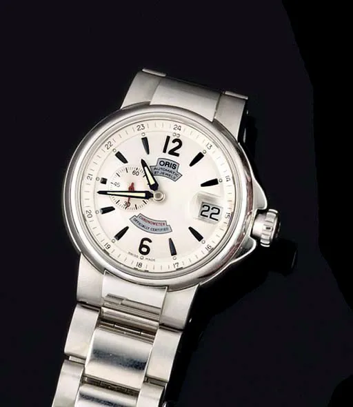 Oris 36mm Stainless steel White