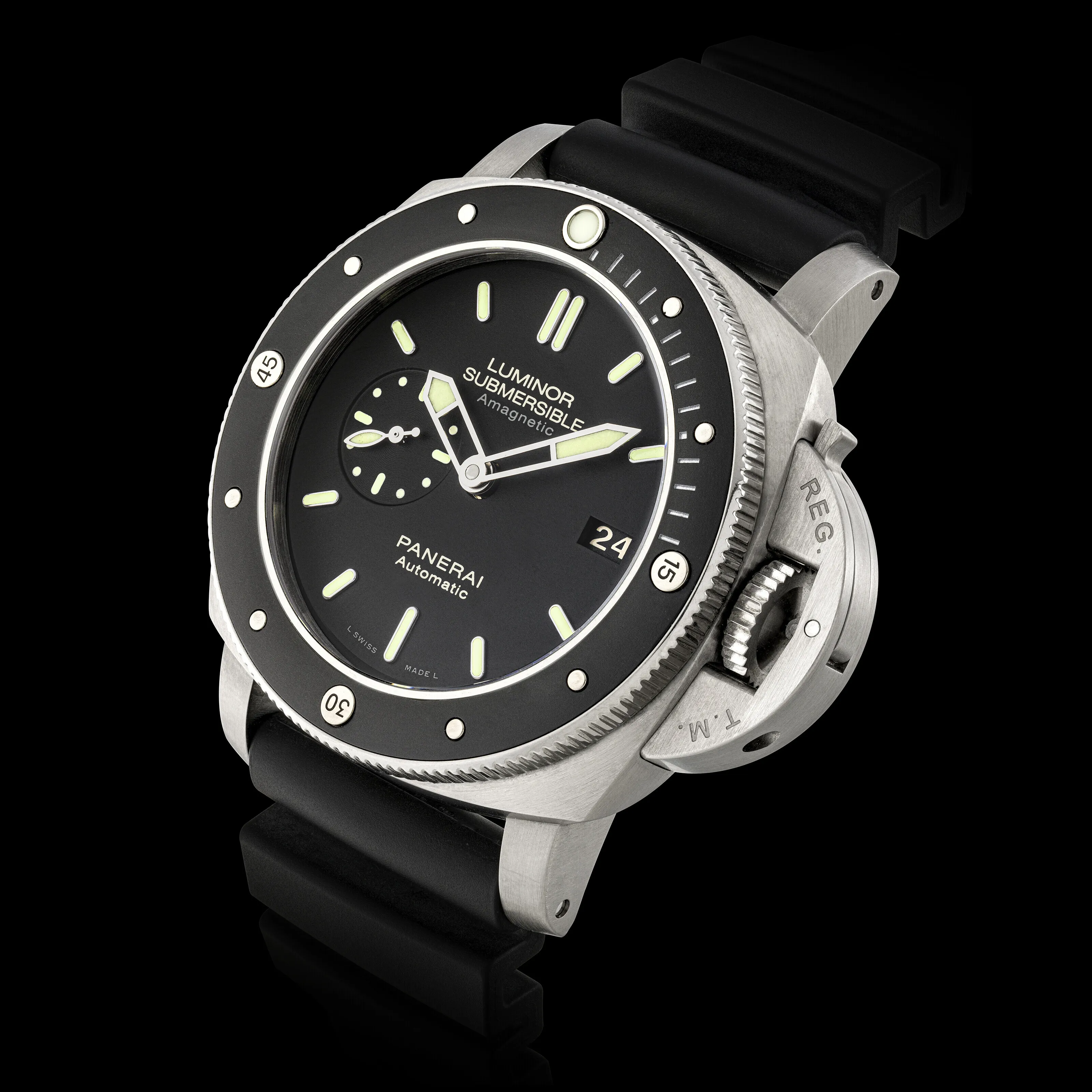 Panerai Submersible PAM 00389 47mm Titanium Black