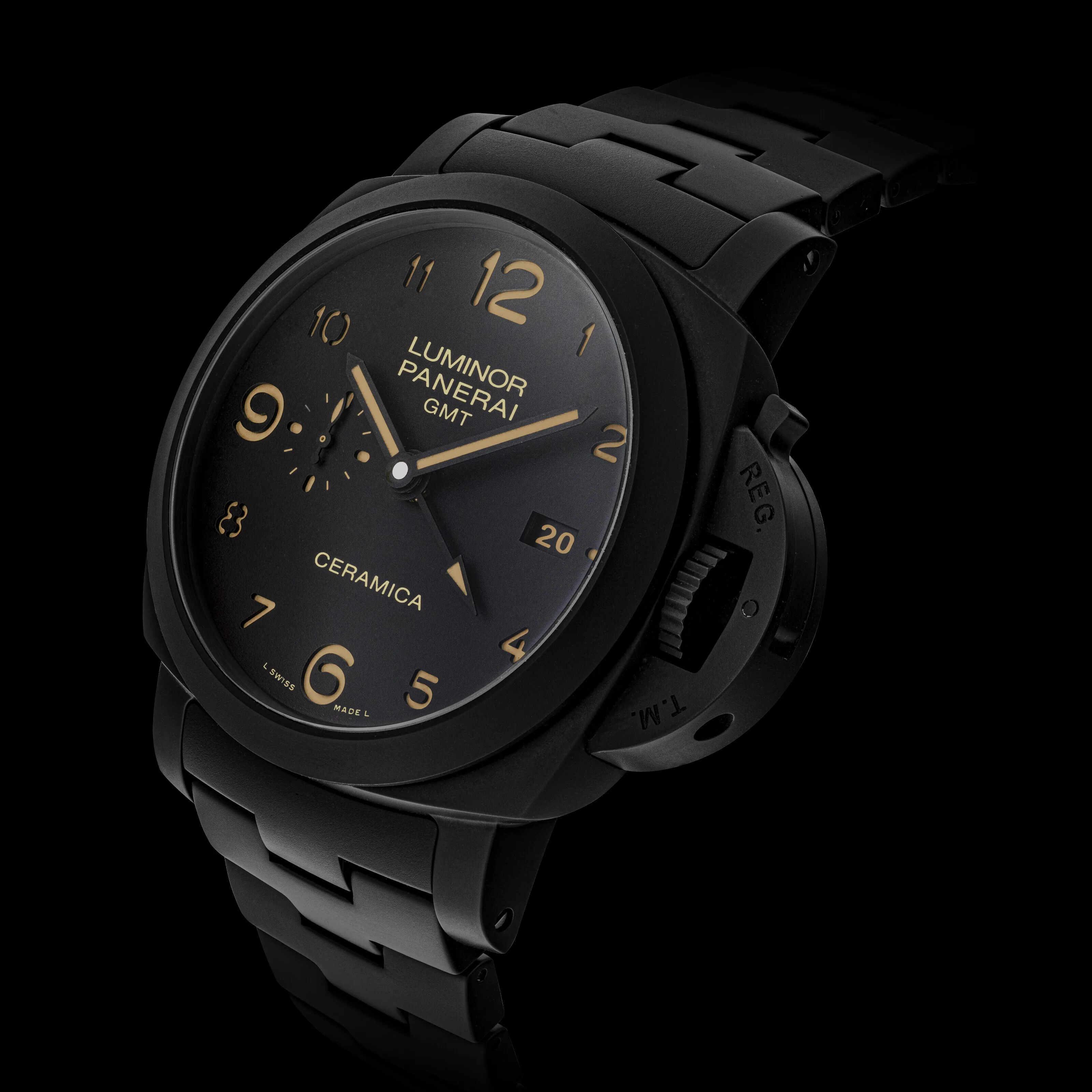 Panerai Luminor 1950 PAM 00438 44mm Titanium and ceramic Black