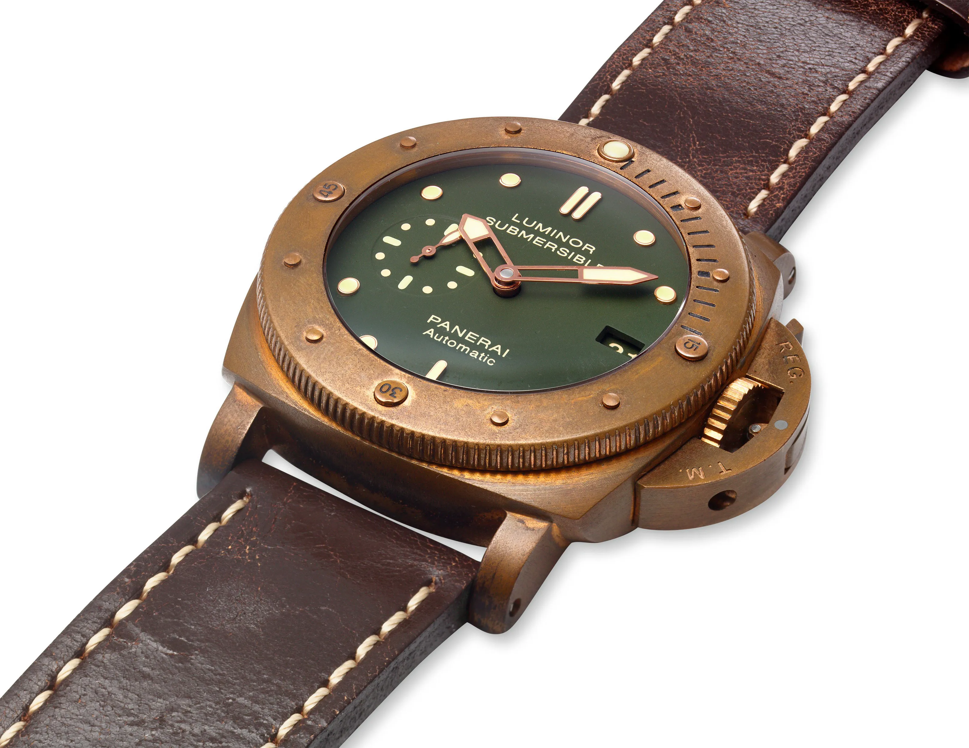 Panerai Luminor Submersible PAM 00382 47mm Bronze Green 1