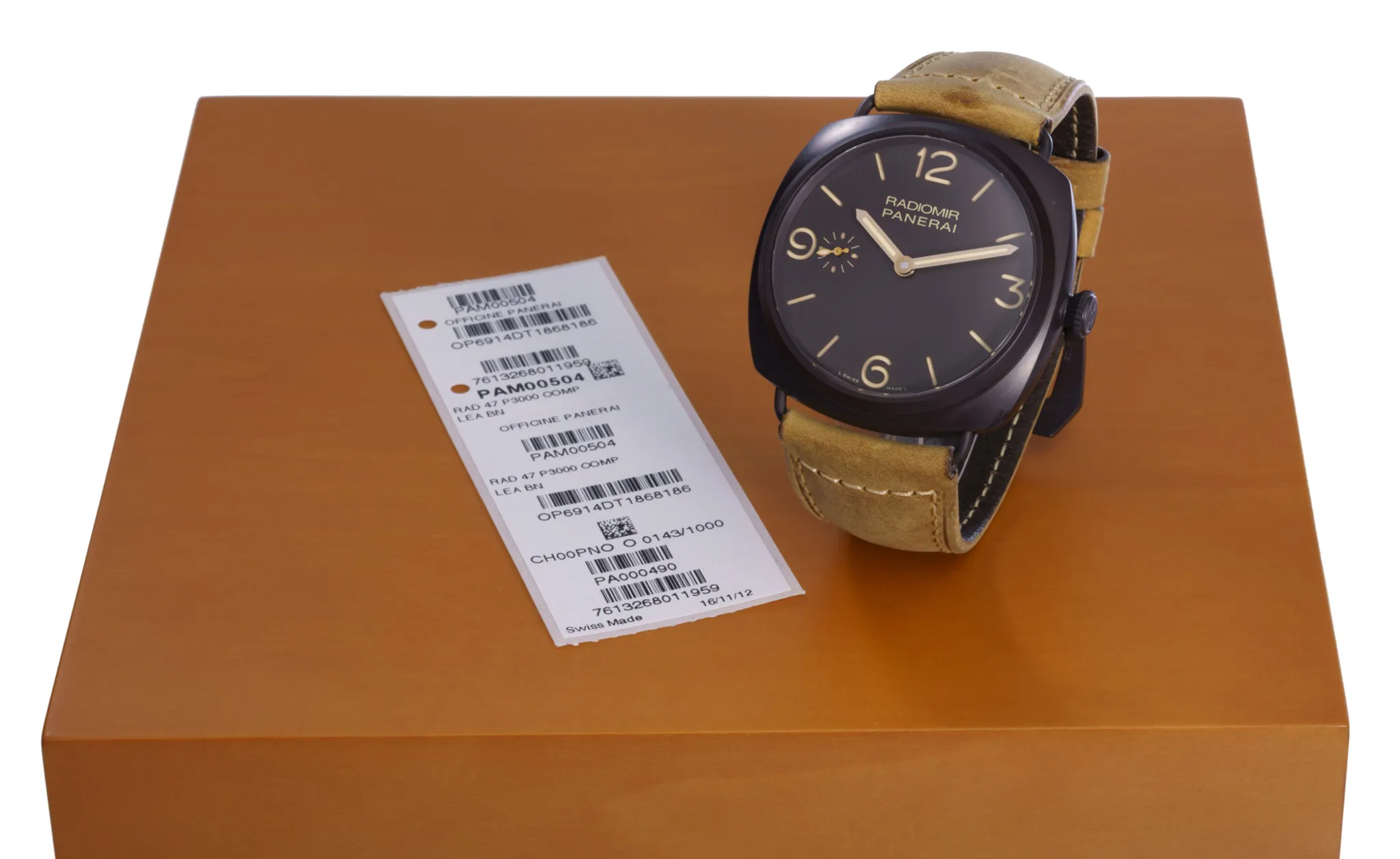 Panerai Radiomir PAM 00504 47mm Ceramic Black