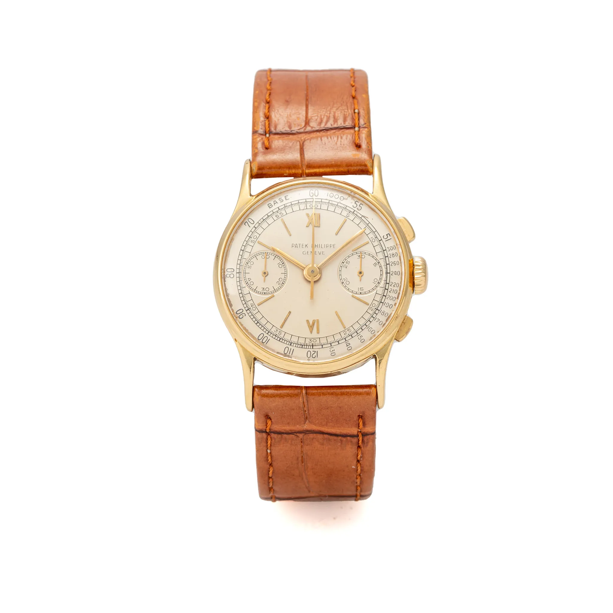 Patek Philippe Chronograph 130 33mm Yellow gold Cream