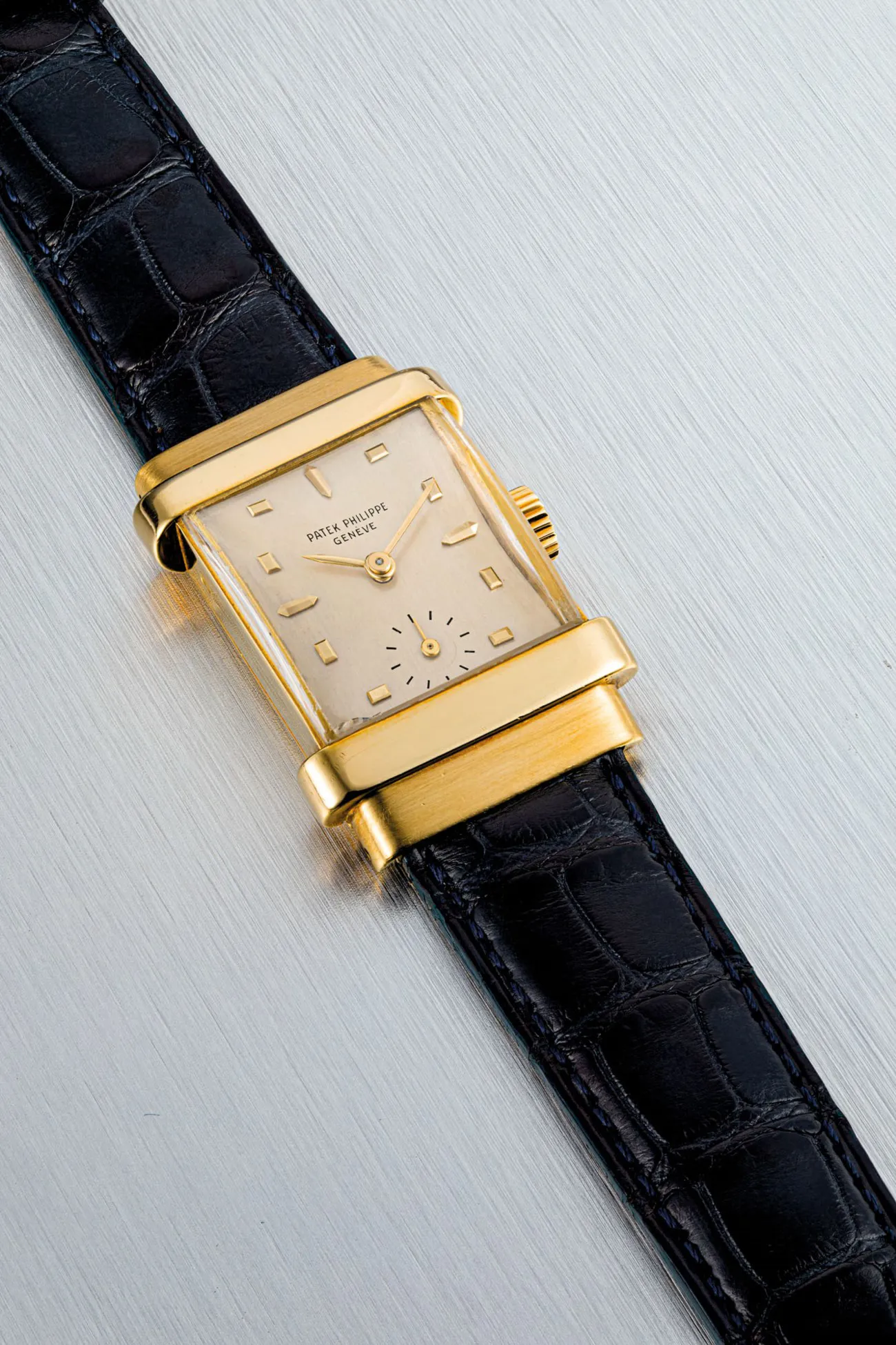 Patek Philippe Top Hat 1450 20.5mm Yellow gold Silvered