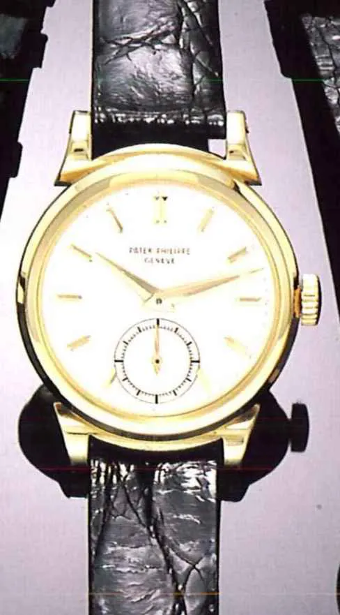 Patek Philippe Calatrava 1491 34mm Yellow gold Silver