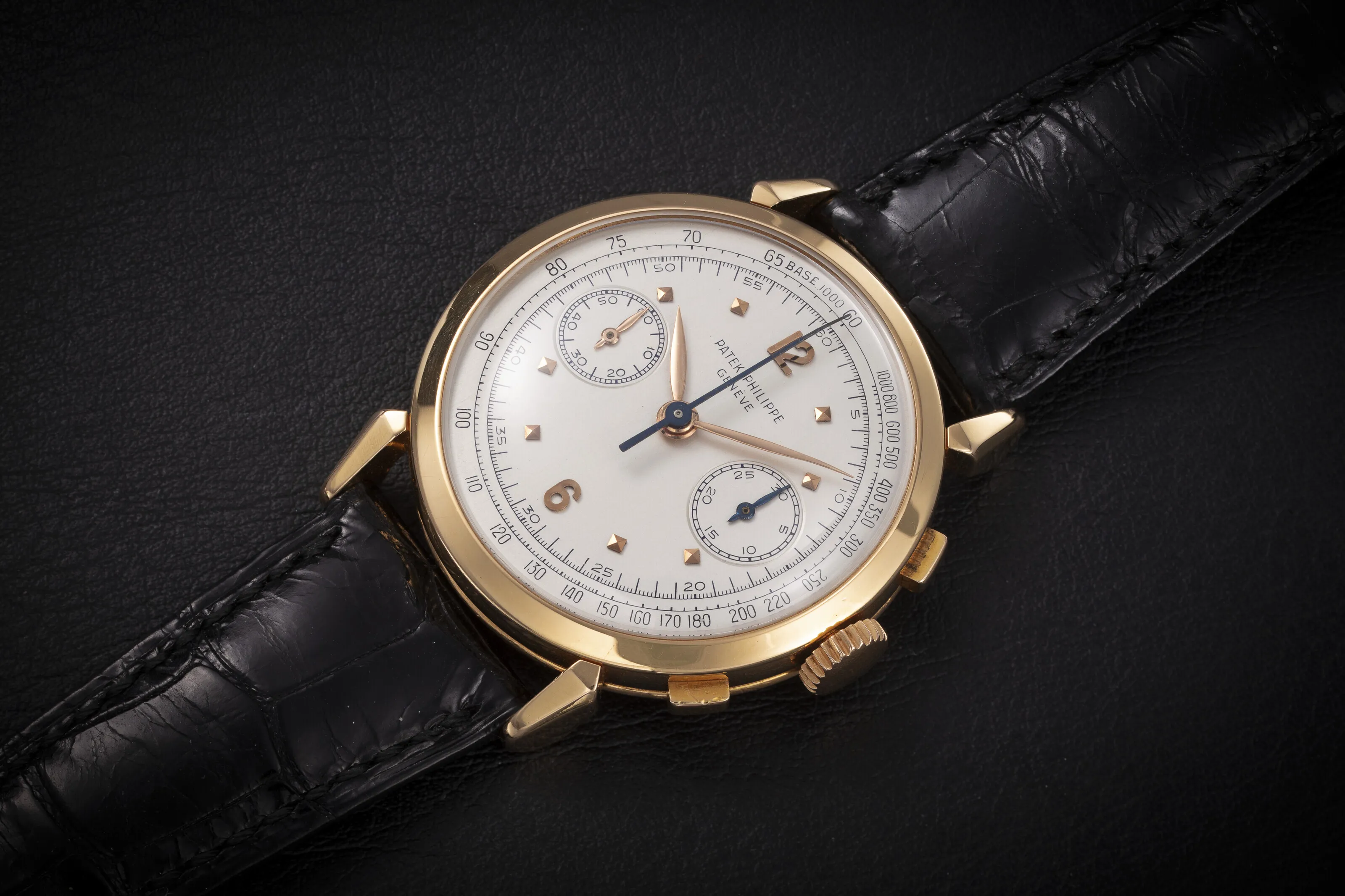 Patek Philippe 1579J 36mm Yellow gold Silver