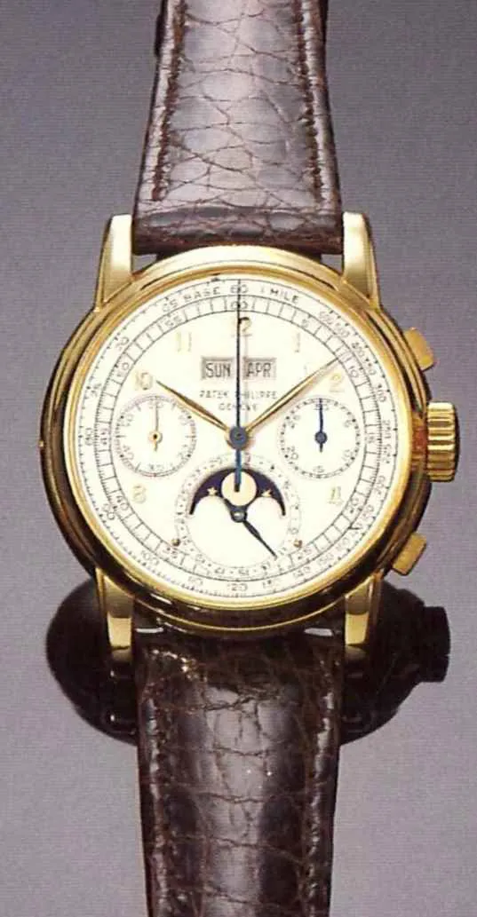 Patek Philippe 2499 37mm Yellow gold Silver