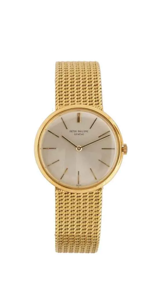 Patek Philippe 2591 34.5mm Yellow gold Silver