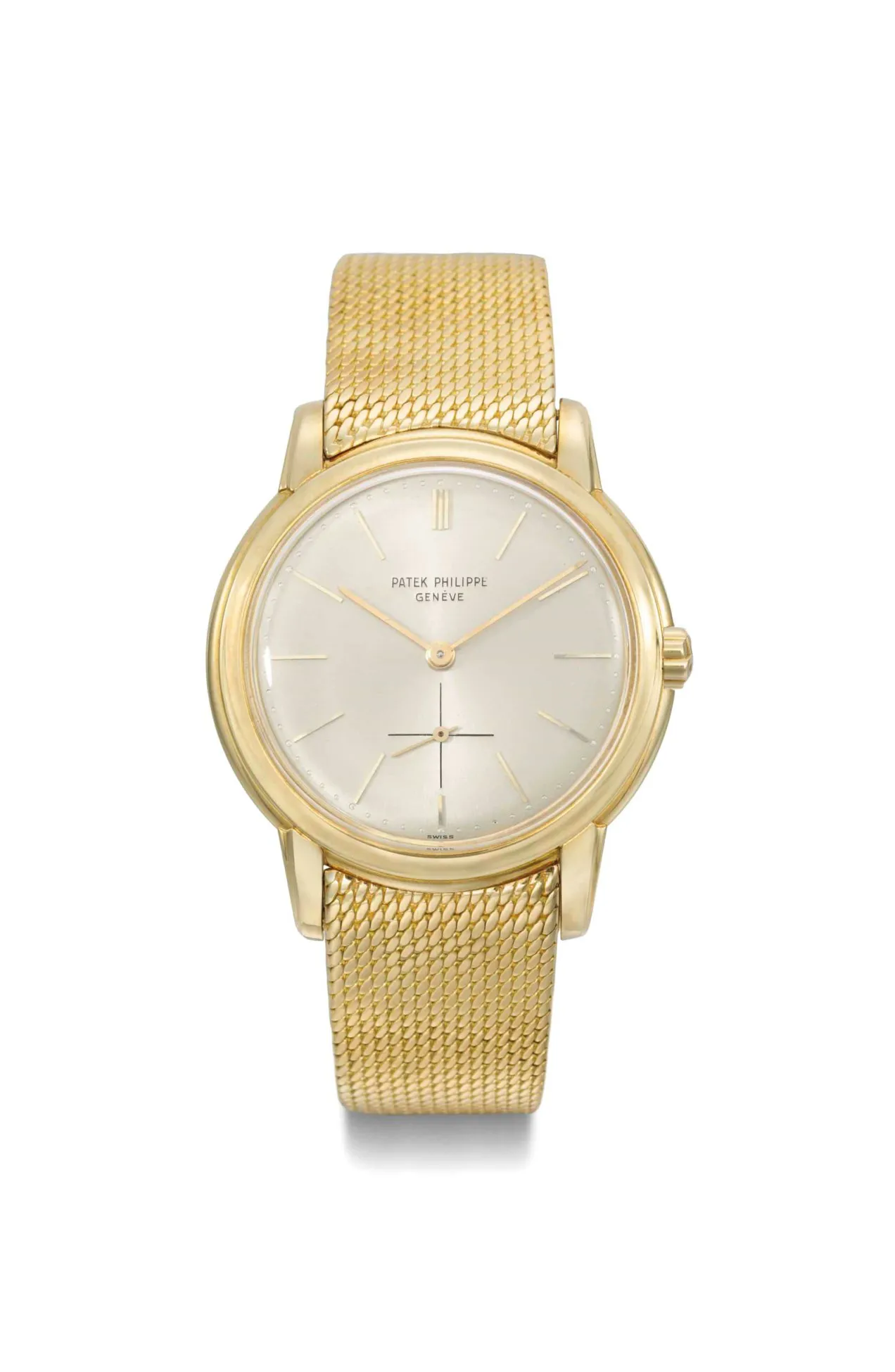 Patek Philippe 3433 36mm Yellow gold Silvered brushed