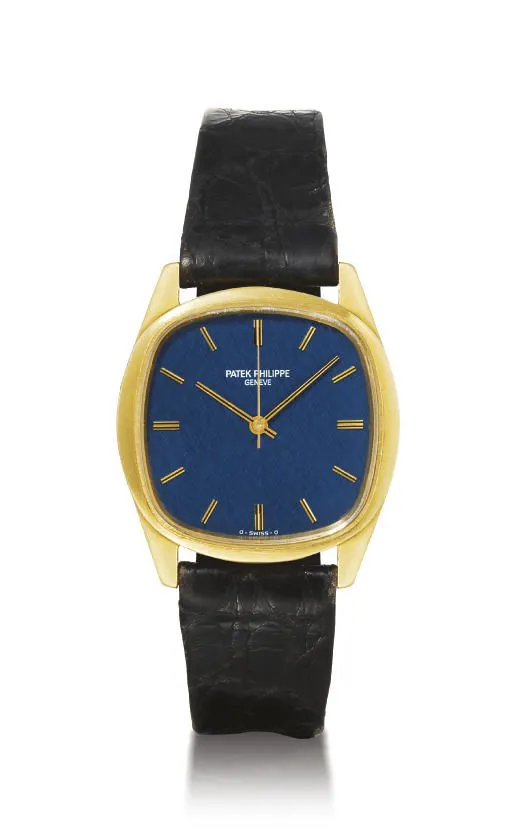 Patek Philippe 3585 36mm Yellow gold Blue