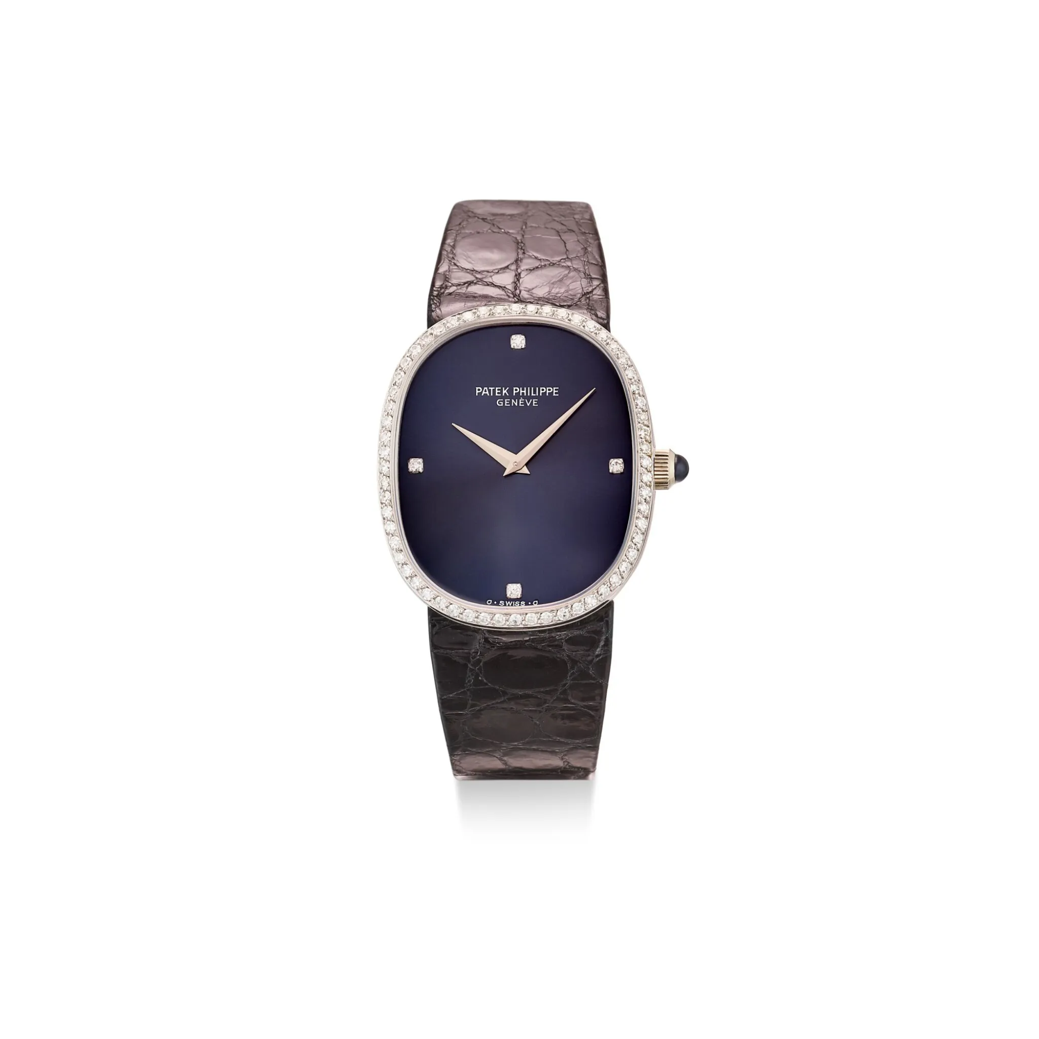 Patek Philippe 3849 27mm White gold Blue