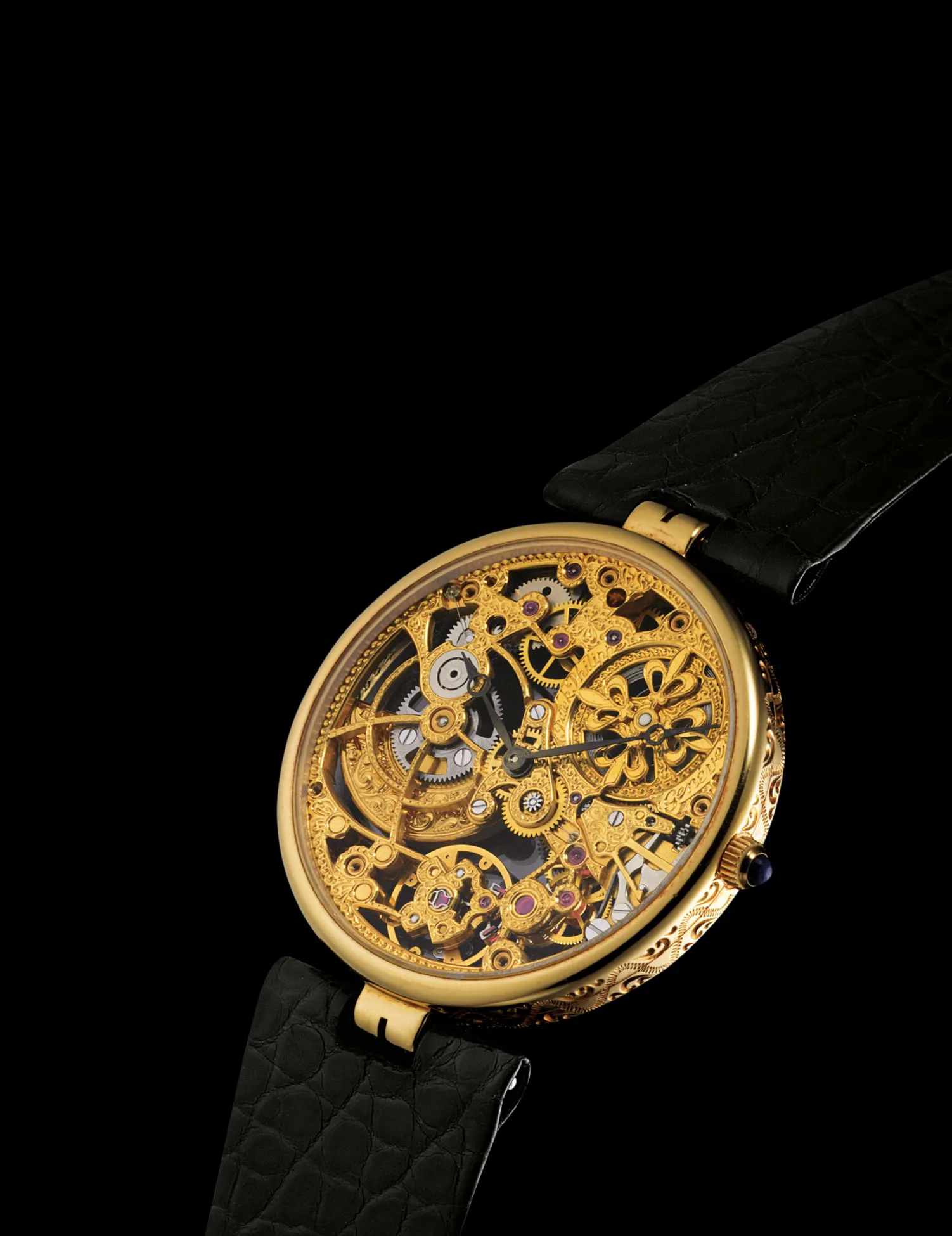 Patek Philippe Calatrava 3878 31mm Yellow gold Skeletonized