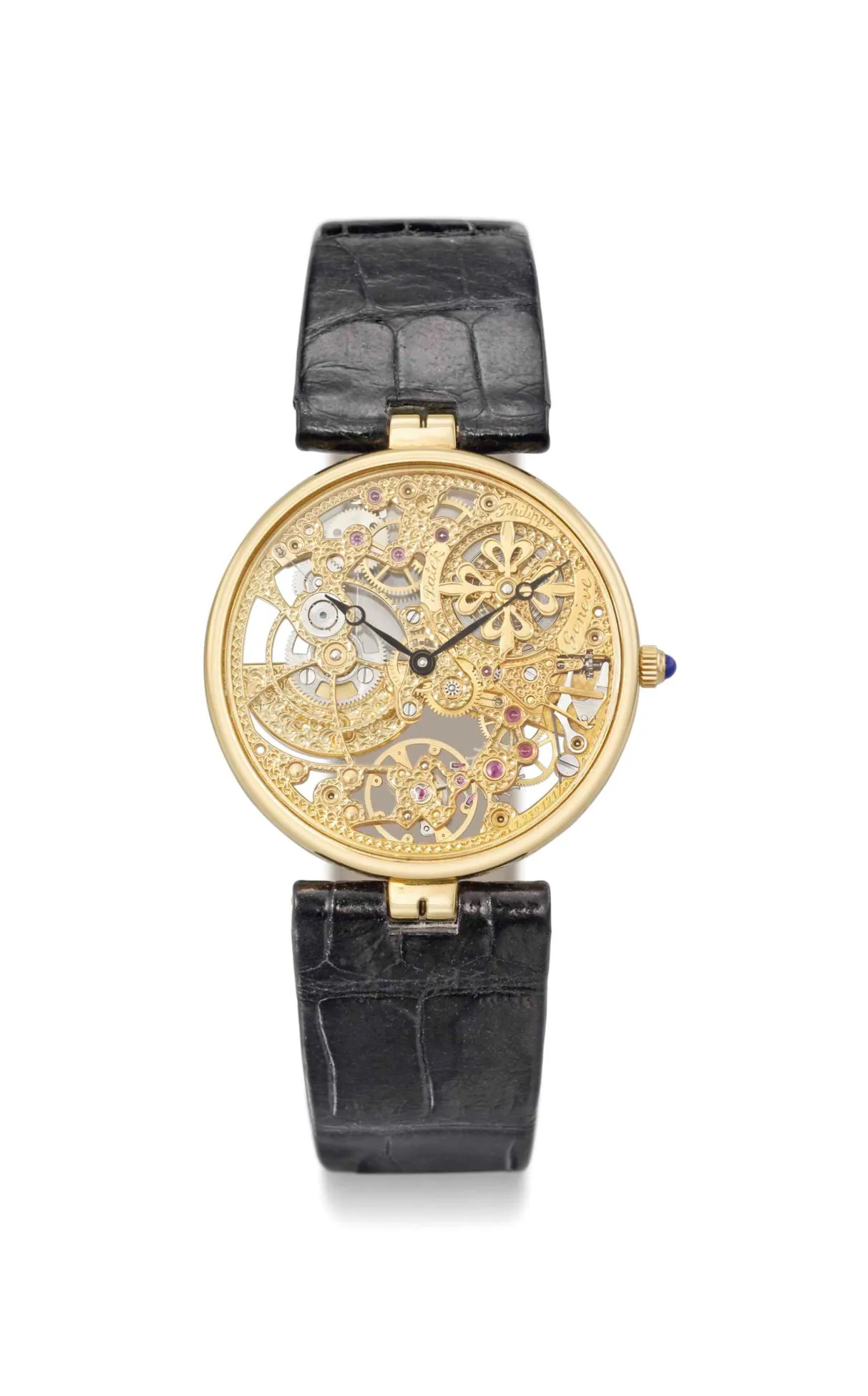 Patek Philippe Calatrava 3878 31mm Yellow gold Skeletonized