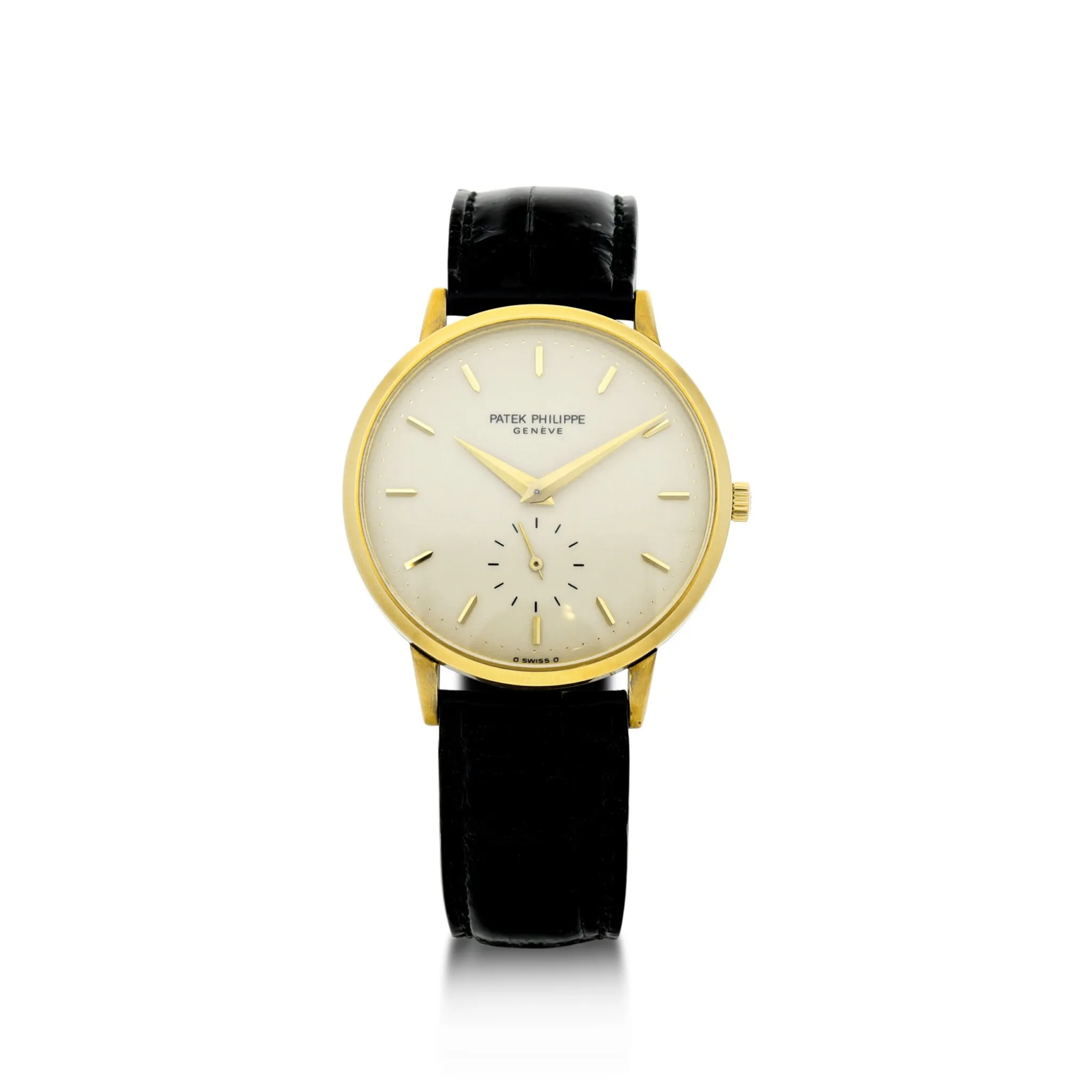 Patek Philippe Calatrava 3893 34mm Yellow gold Ivory