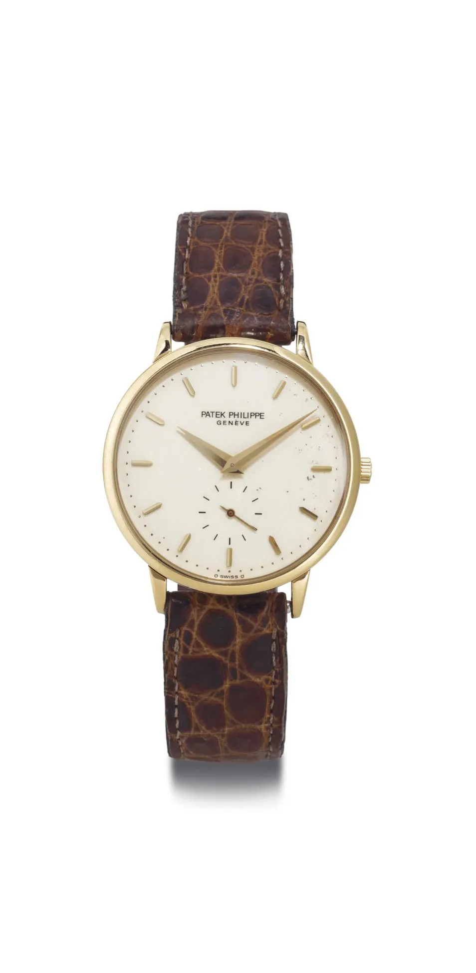 Patek Philippe 3893 33mm Yellow gold Ivory