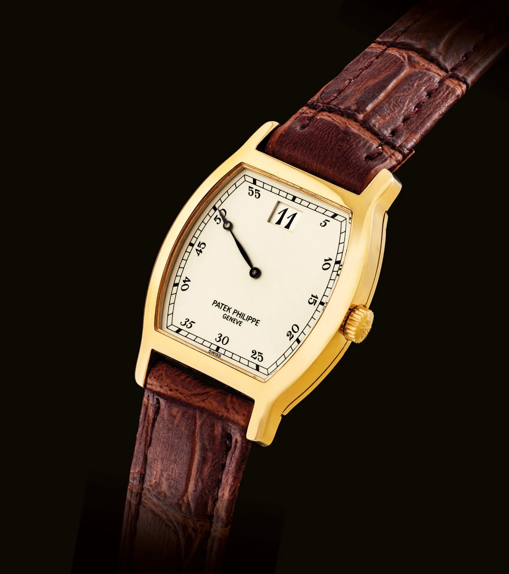 Patek Philippe JUMP HOUR 3969 28mm Rose gold White