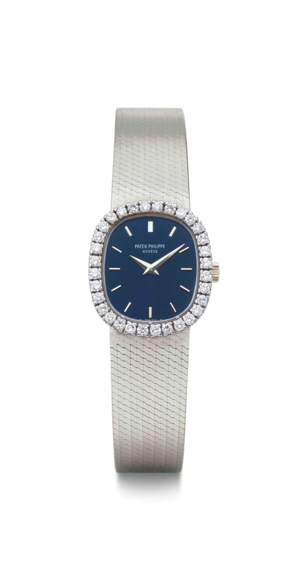 Patek Philippe 4134/4 24mm White gold Blue