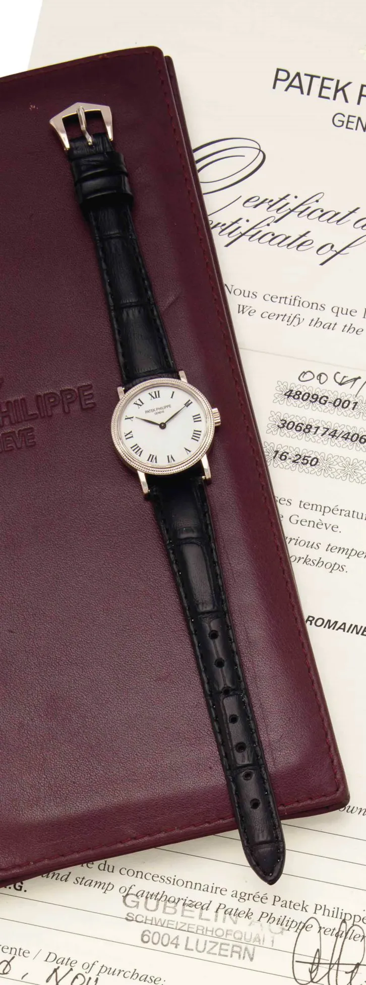 Patek Philippe 4809G-001 25mm White gold White