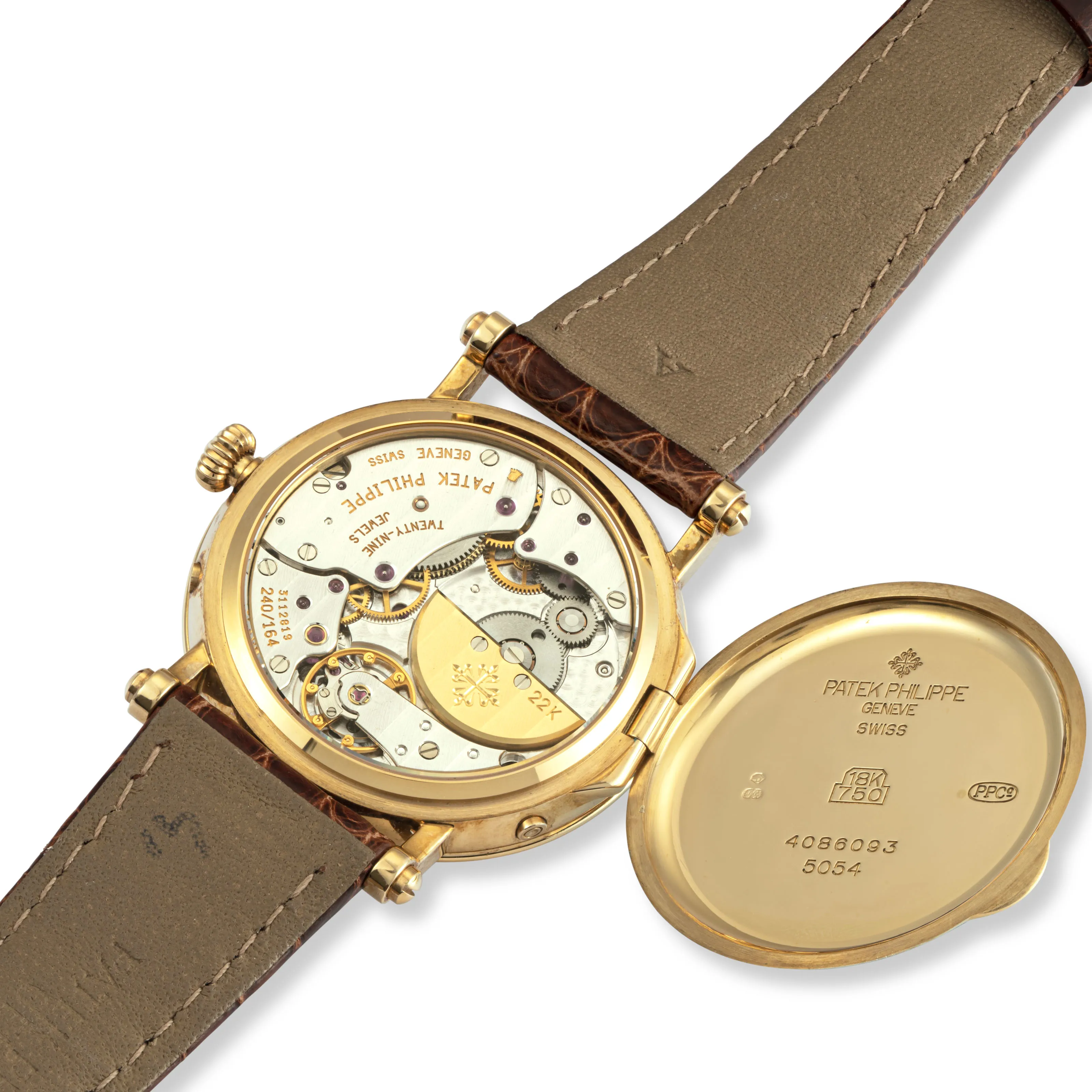 Patek Philippe 5054J 35.5mm Yellow gold White 2