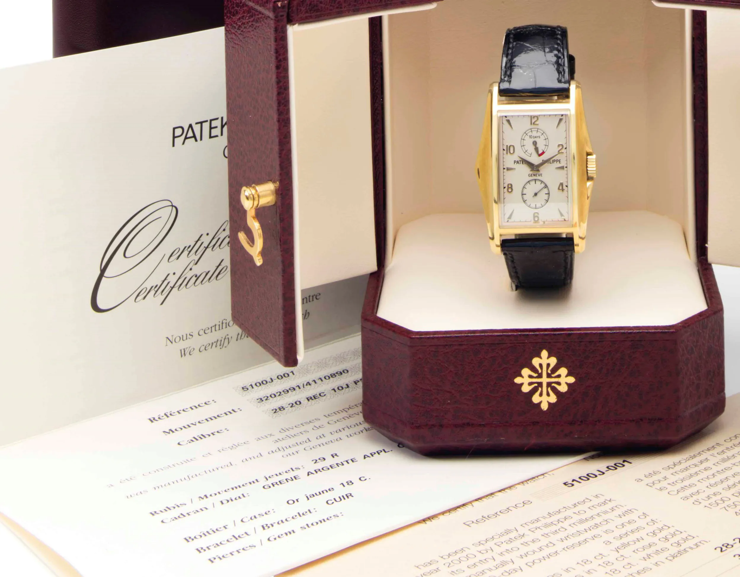 Patek Philippe 5100J 34mm Yellow gold Silver