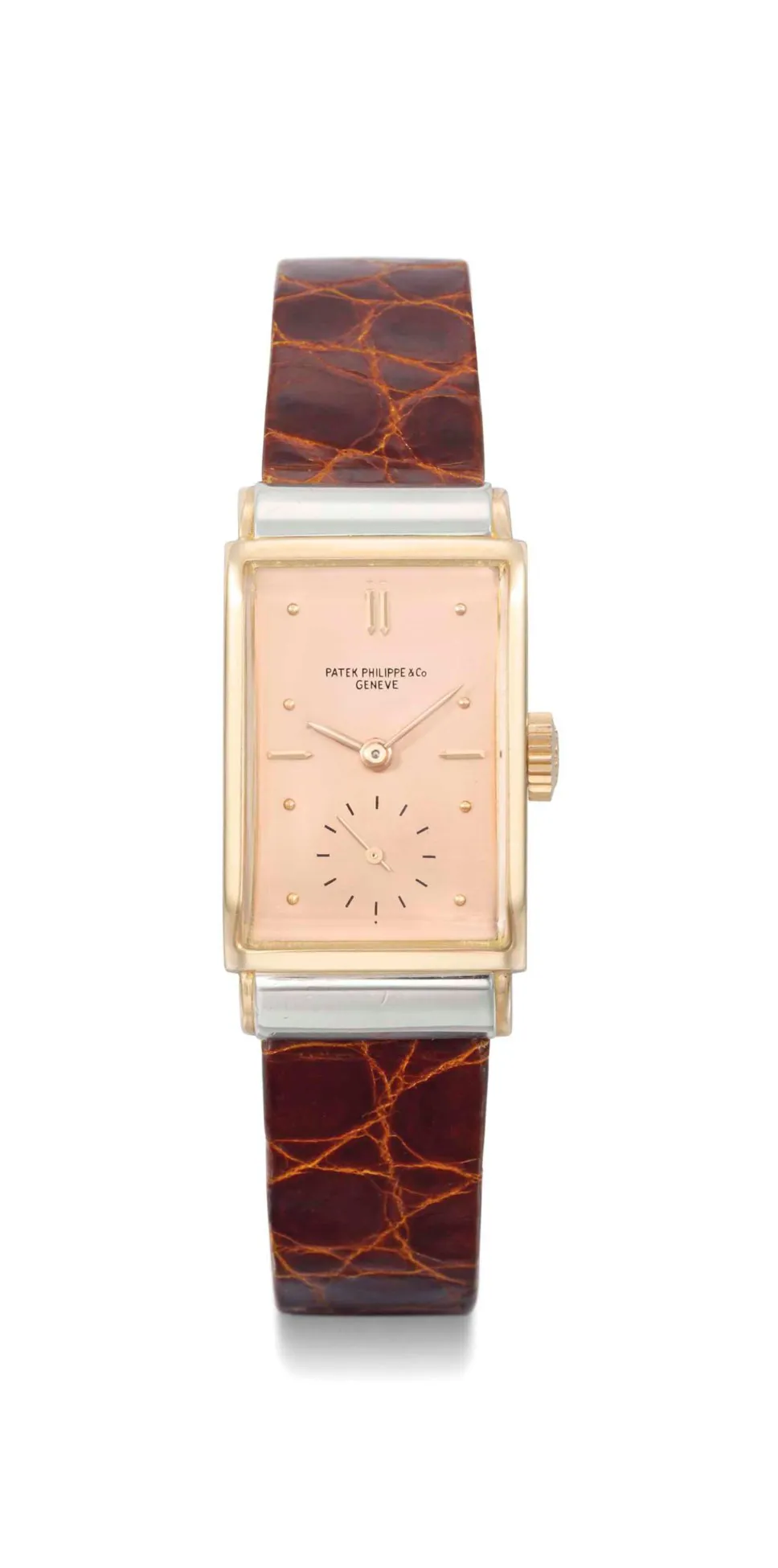 Patek Philippe 516 20mm Platinum and Rose gold Pink