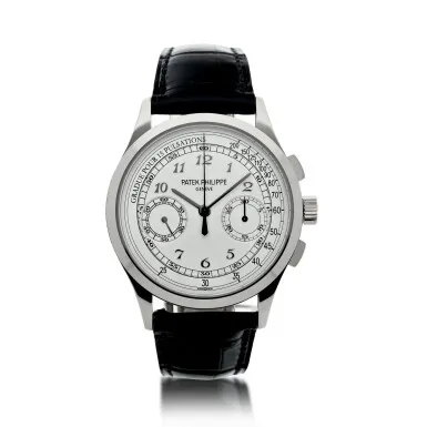 Patek Philippe Chronograph 5170G 39mm White gold Silver