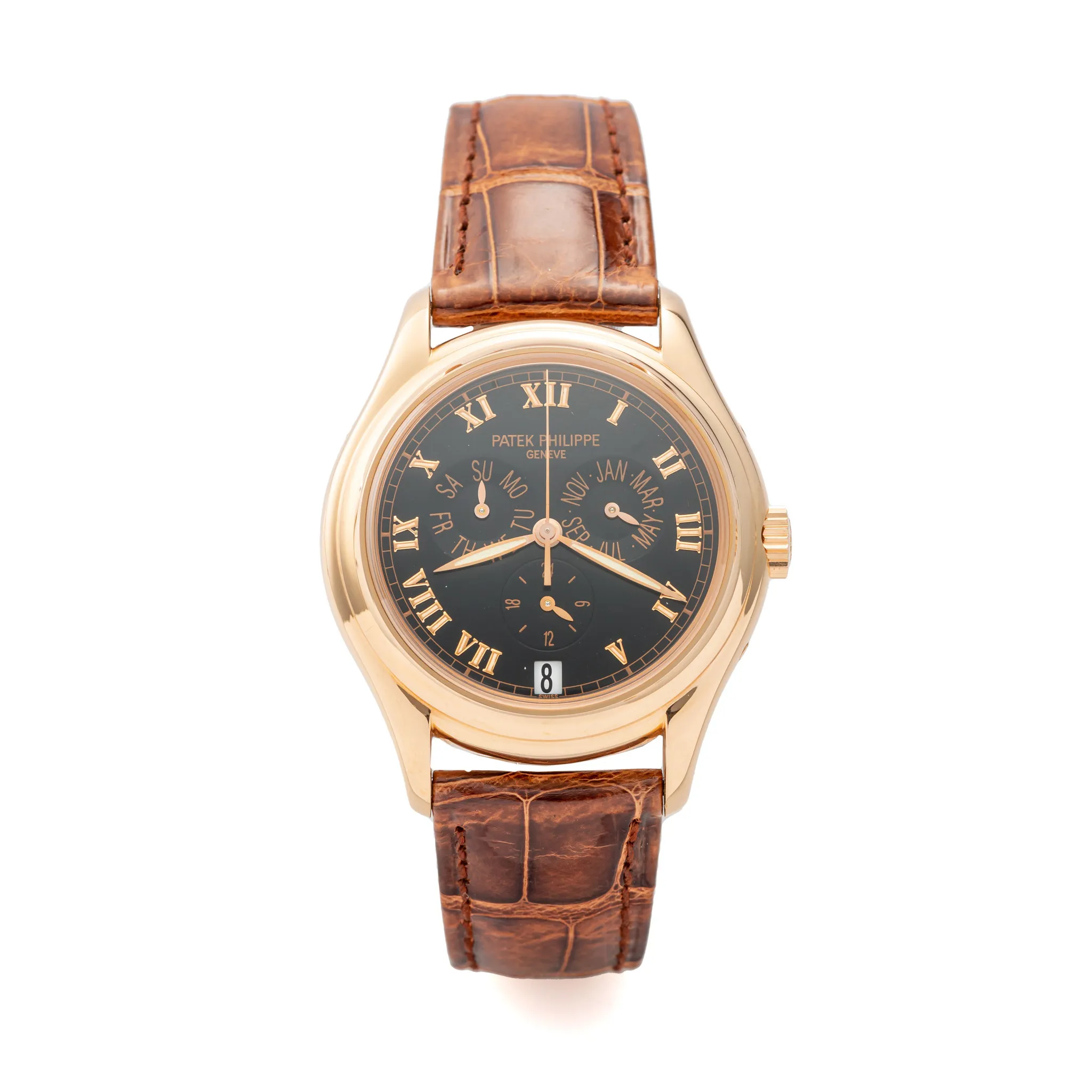 Patek Philippe Annual Calendar 5035 37mm Rose gold Black