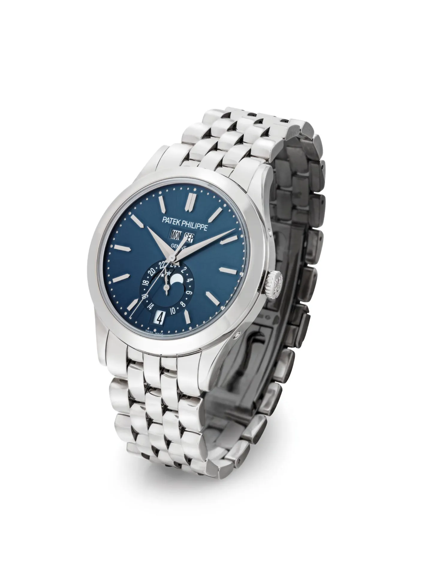 Patek Philippe Annual Calendar 5396/1G 38mm White gold Blue