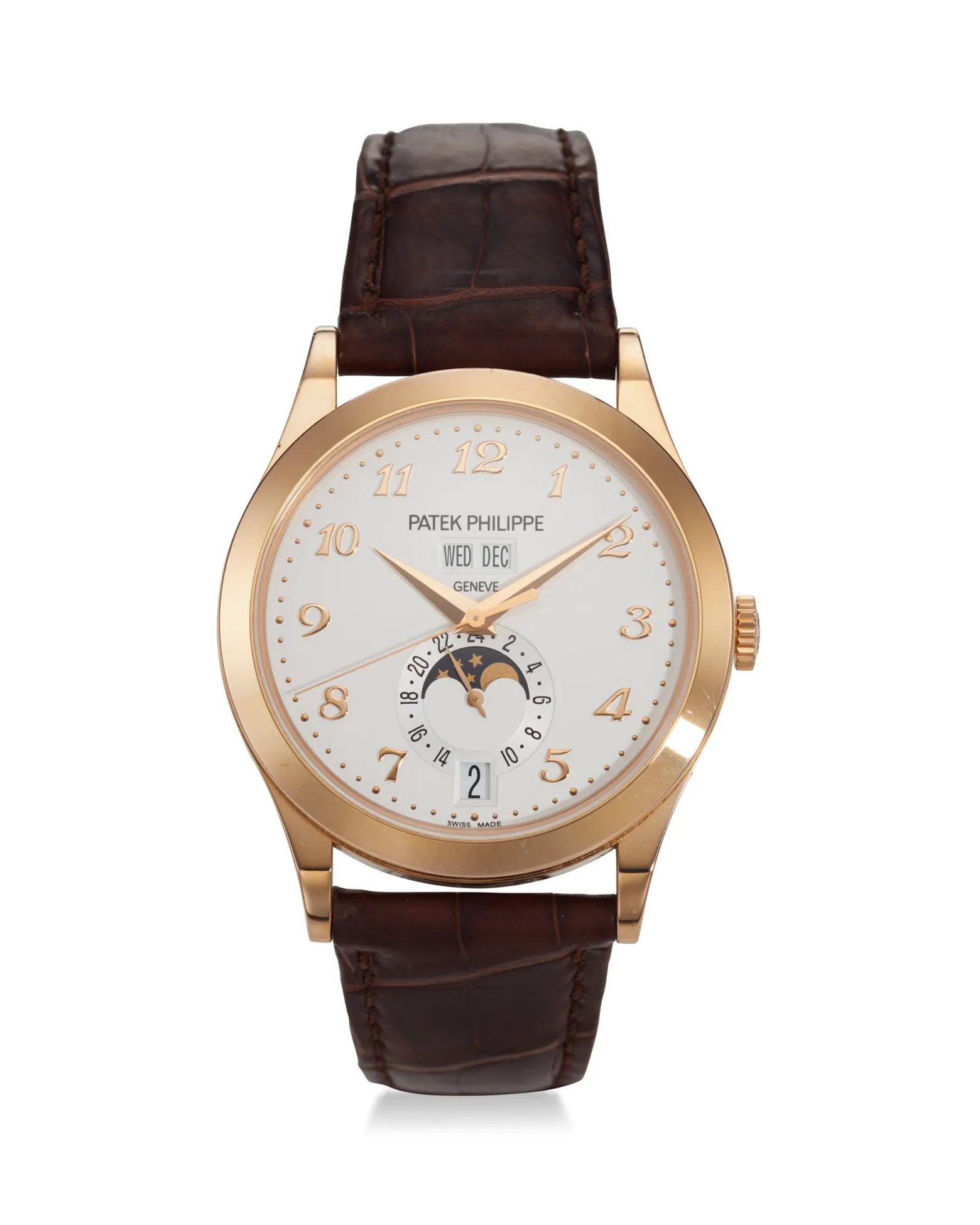 Patek Philippe Annual Calendar 5396R-012 38.5mm Rose gold Silver