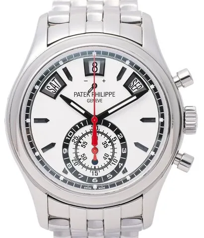 Patek Philippe Annual Calendar Chronograph 5960/1A-001 40.5mm Stainless steel Silver