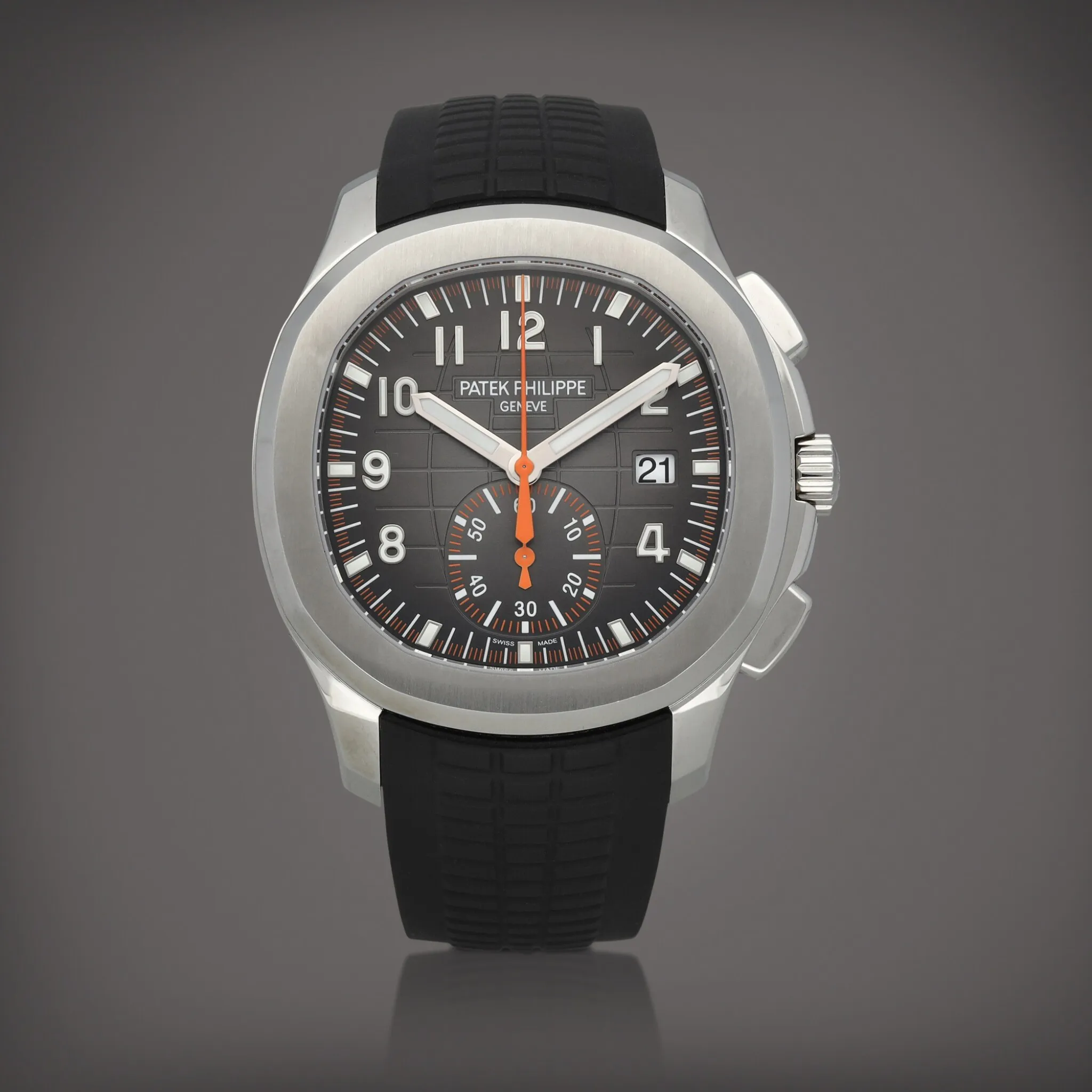 Patek Philippe Aquanaut 5968 42mm Stainless steel Black