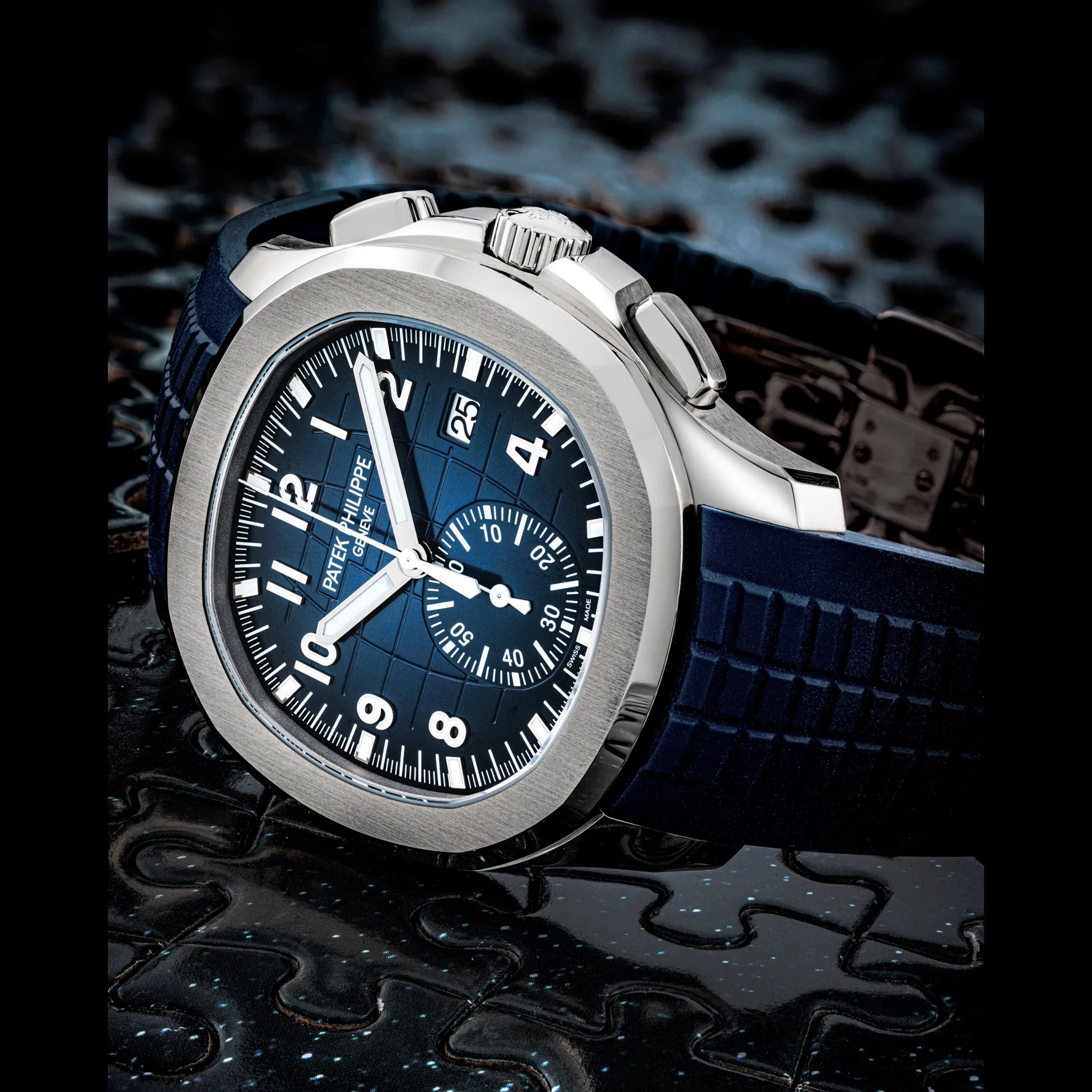 Patek Philippe Aquanaut 5968G 42mm White gold Blue