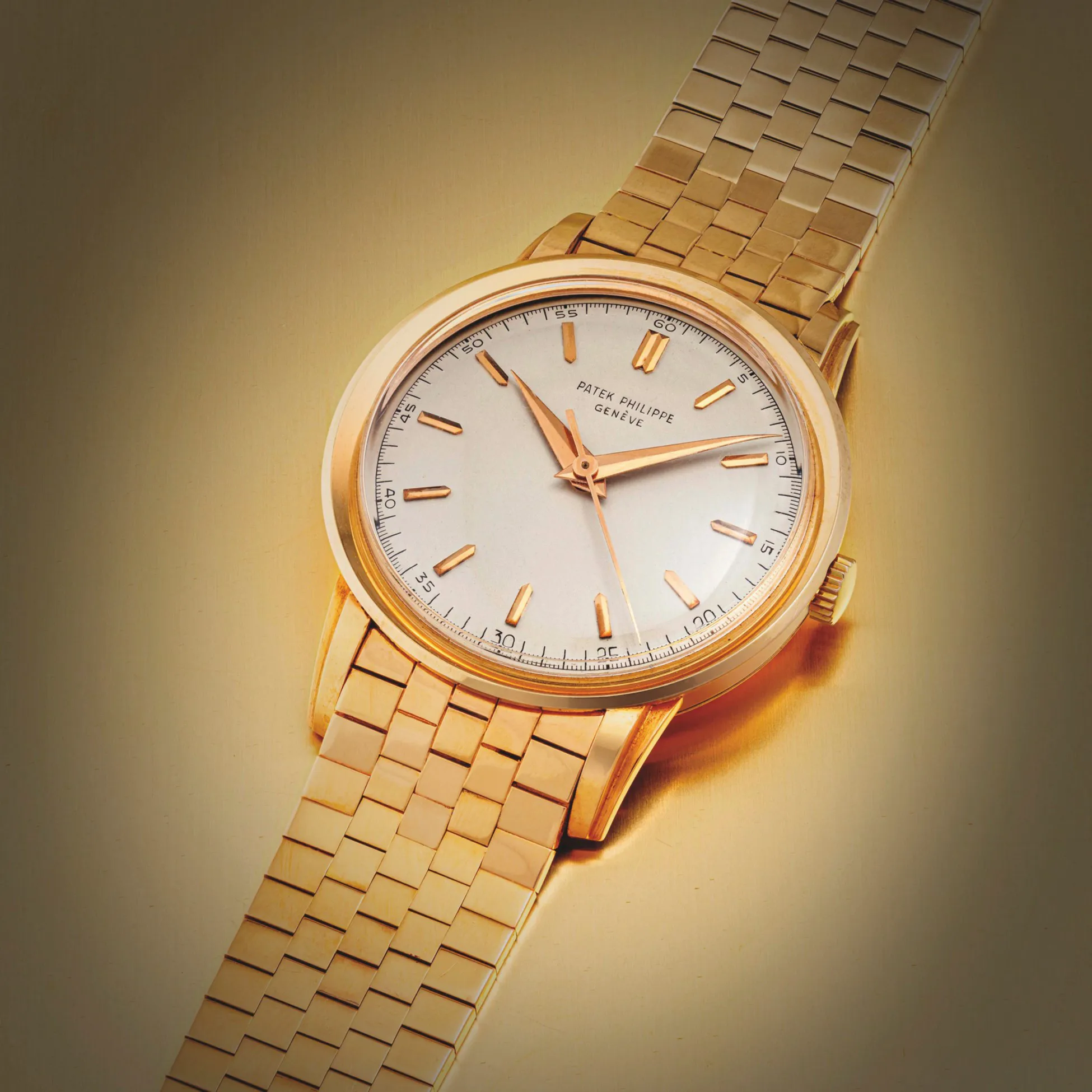 Patek Philippe Calatrava 2481 37mm Rose gold Silver