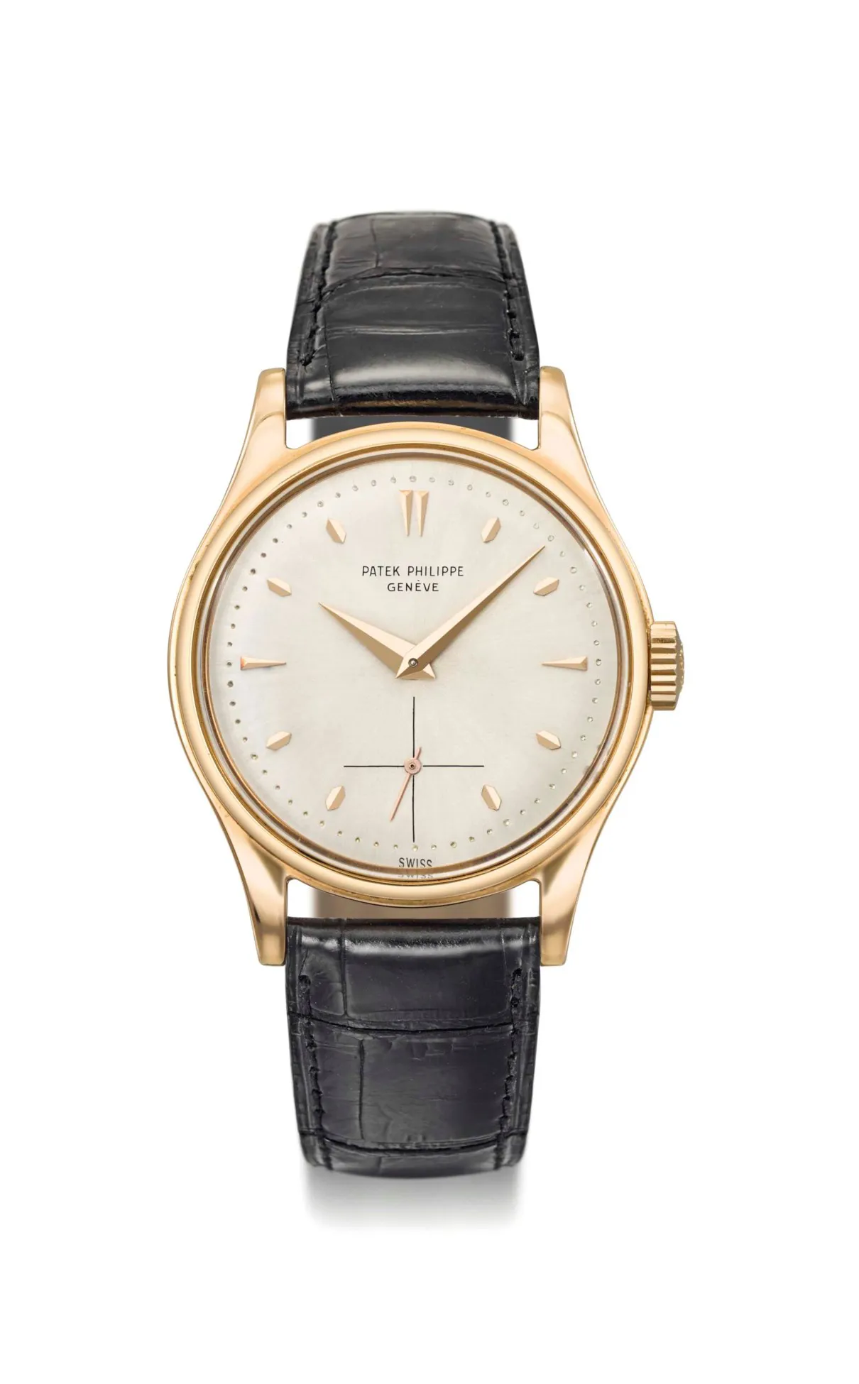 Patek Philippe Calatrava 2509 35mm Rose gold Silver