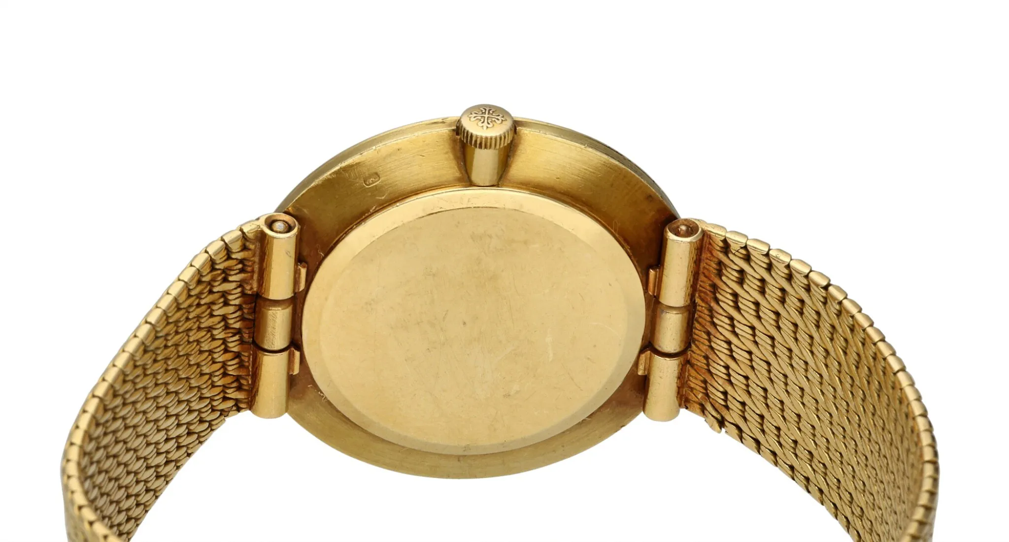 Patek Philippe Calatrava 2591 34mm Yellow gold Silver 4