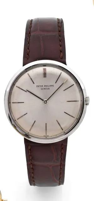 Patek Philippe Calatrava 2591 35mm White gold Silver