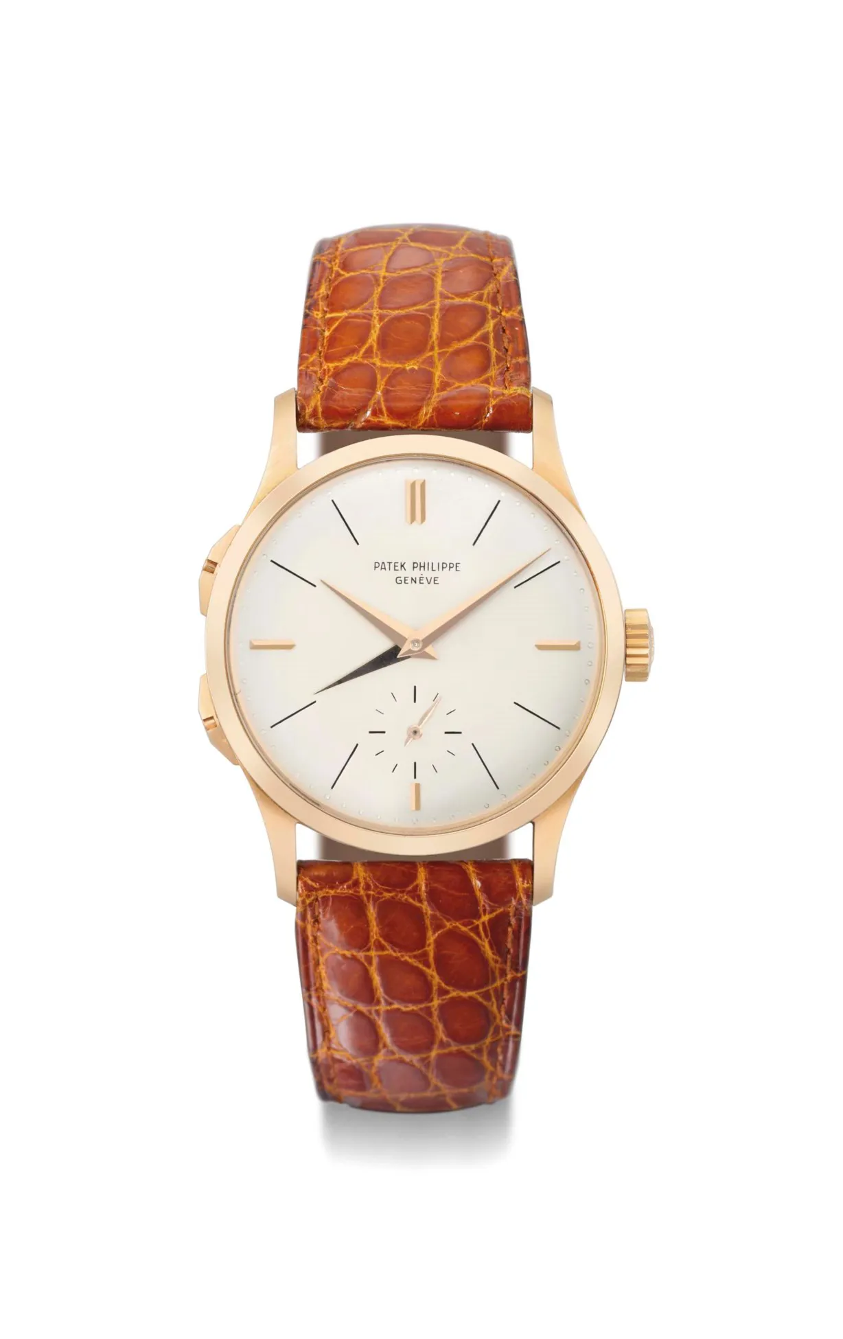 Patek Philippe Calatrava 2597/1 35mm Rose gold Silver