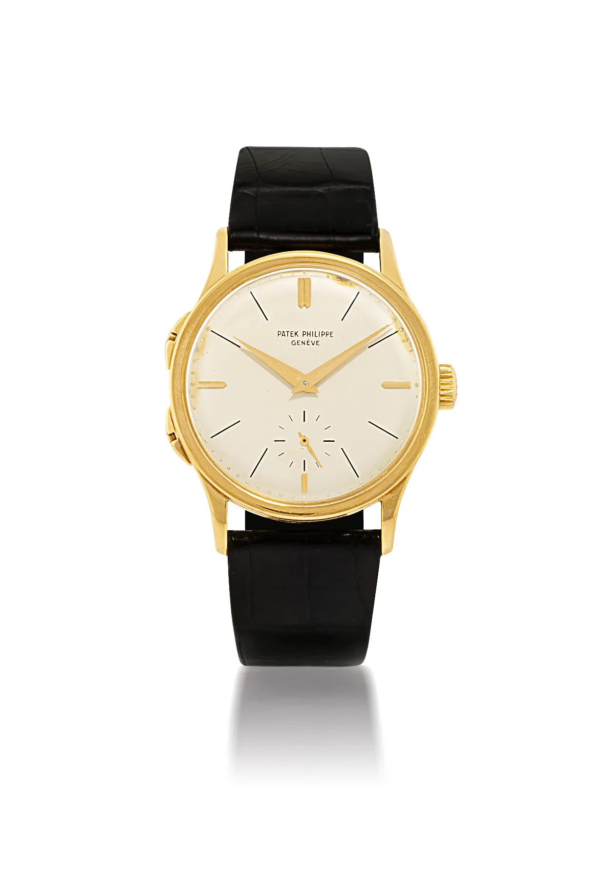 Patek Philippe Calatrava 2597 35.5mm Yellow gold Opaline silvery