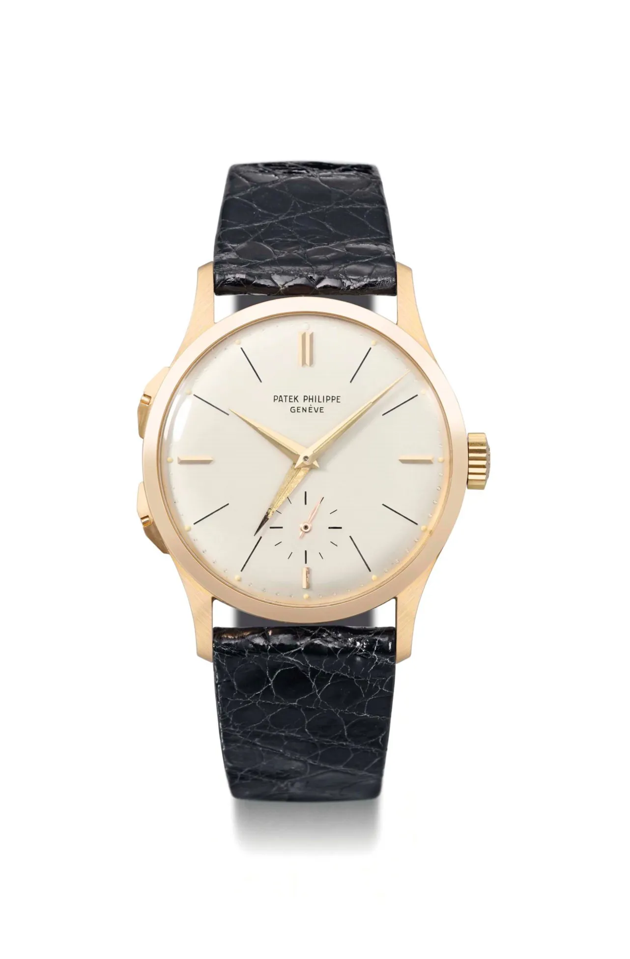 Patek Philippe Calatrava 2597 33.5mm Rose gold Silver