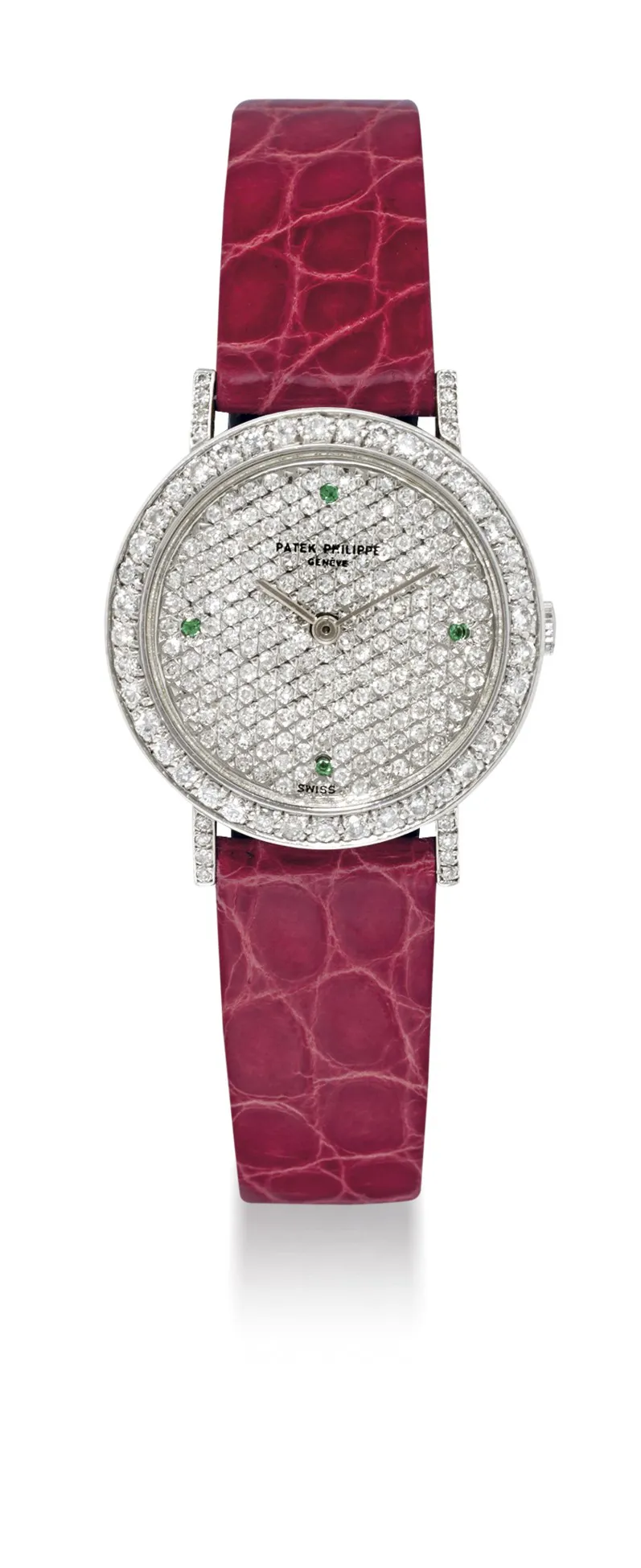 Patek Philippe Calatrava 3338/2 26mm White gold Diamond