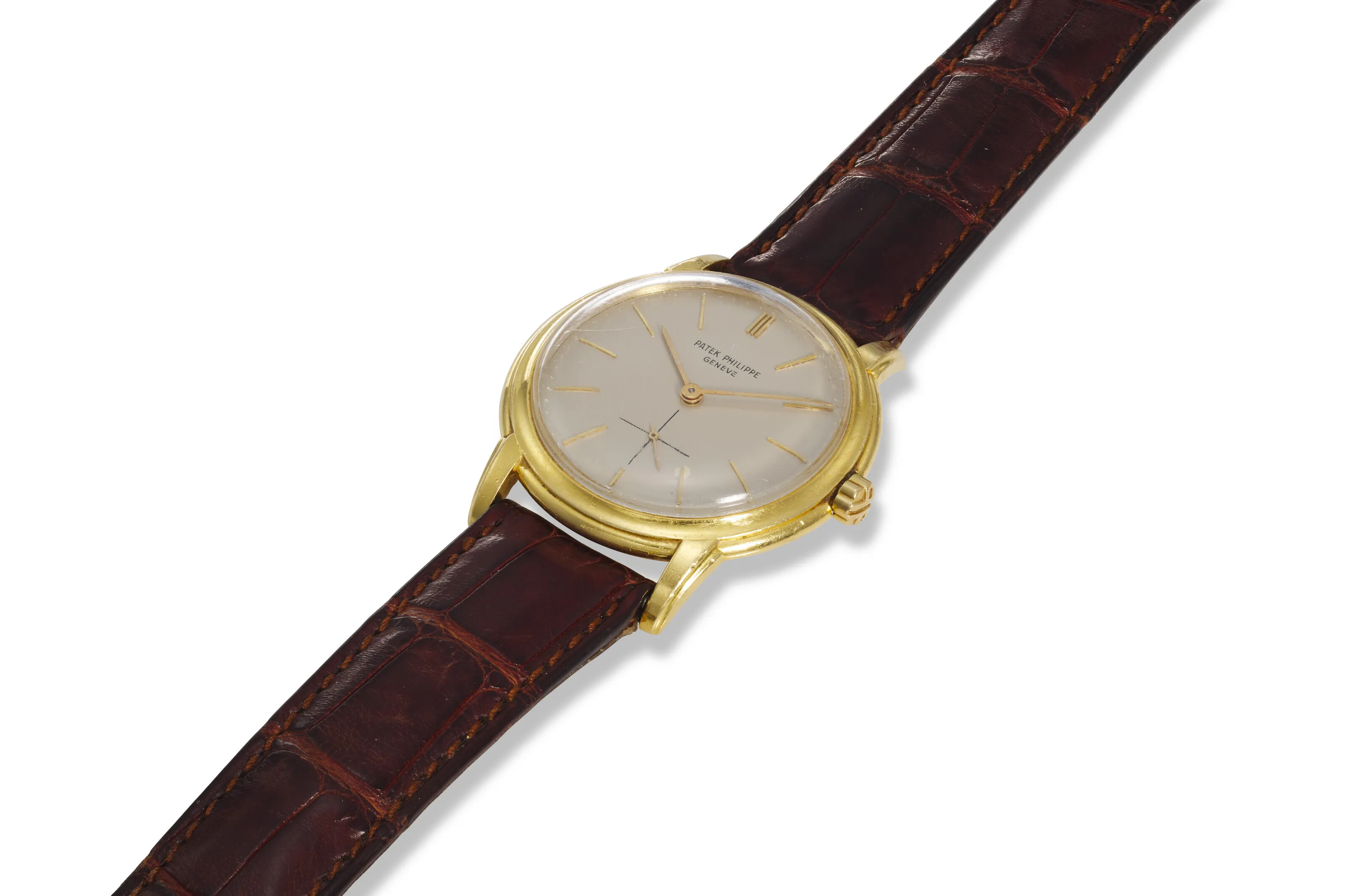 Patek Philippe Calatrava 3433 35.5mm Yellow gold White 1