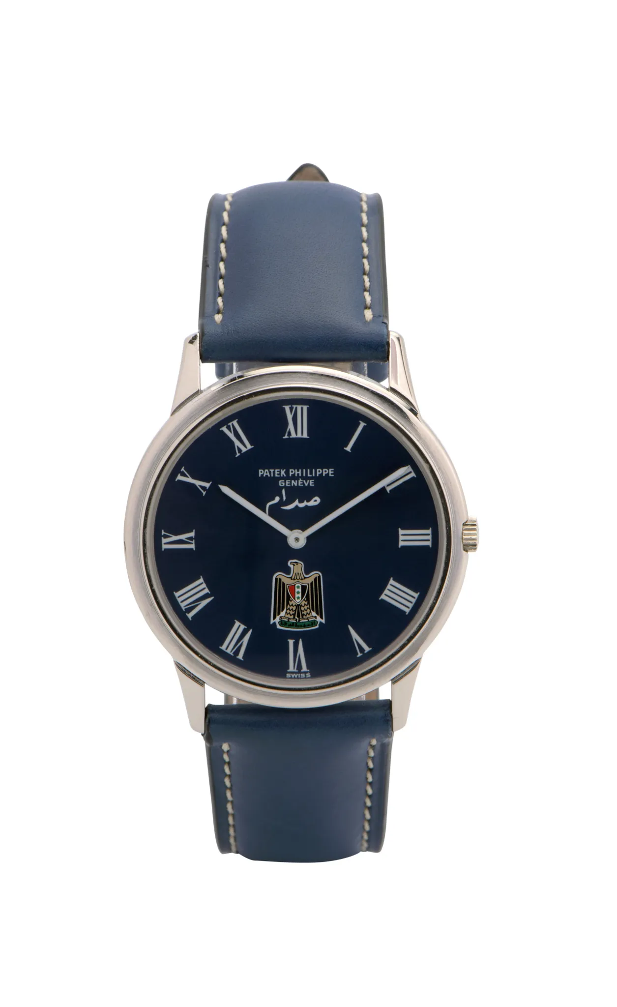 Patek Philippe Calatrava 3591 33mm White gold Blue