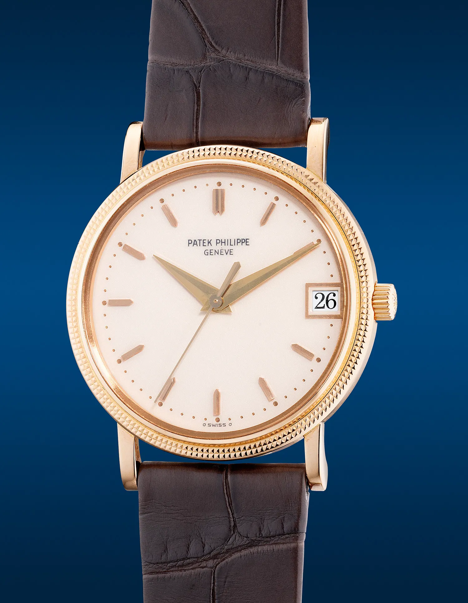 Patek Philippe Calatrava 3802/200 33mm Rose gold Cream