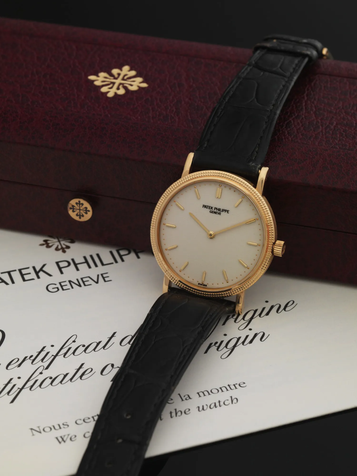 Patek Philippe Calatrava 3992 33mm Yellow gold White