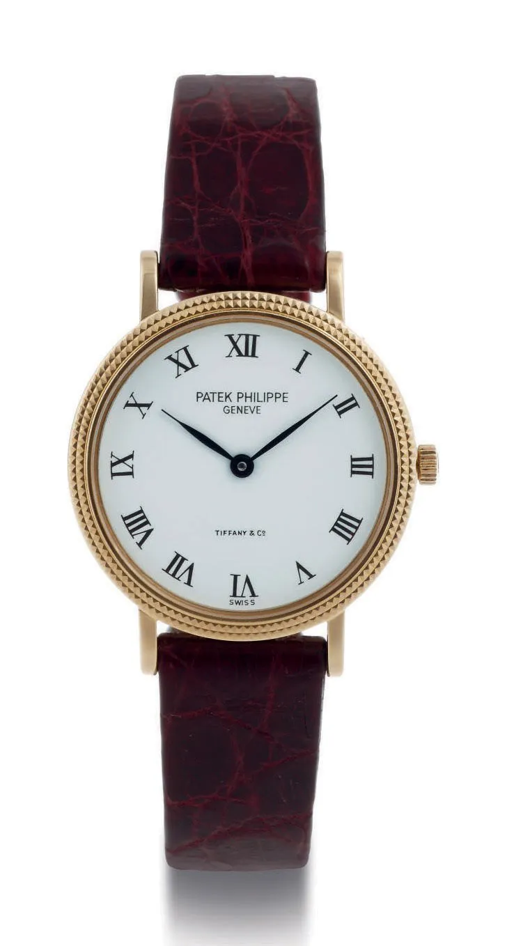 Patek Philippe Calatrava 4819 25mm Yellow gold Porcelain white