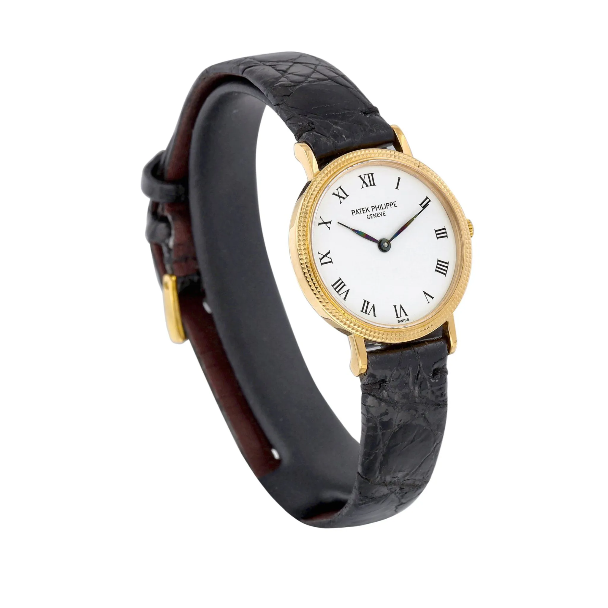 Patek Philippe Calatrava 4819 25mm Yellow gold White 2