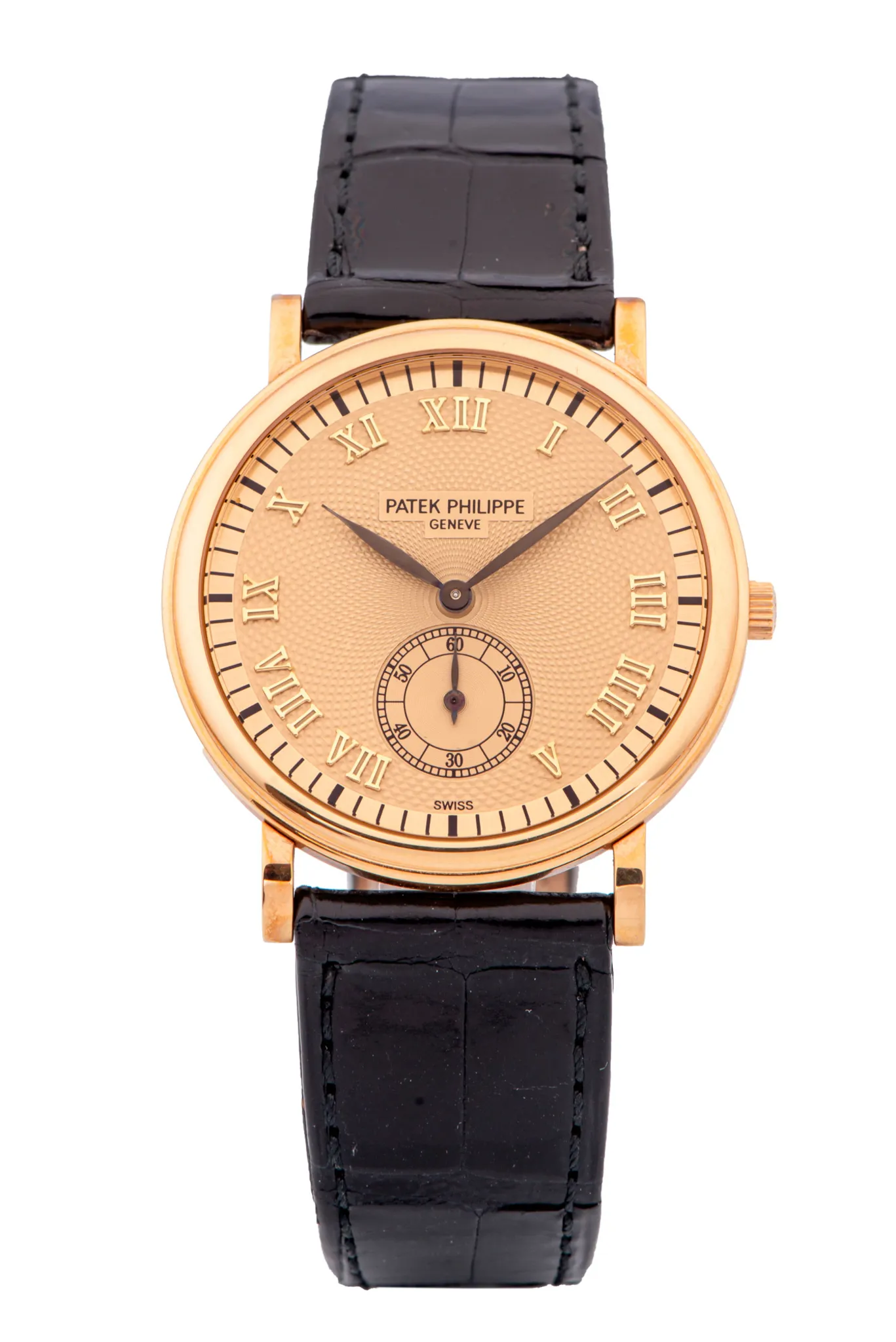 Patek Philippe Calatrava 5022J 33mm Yellow gold Guilloché