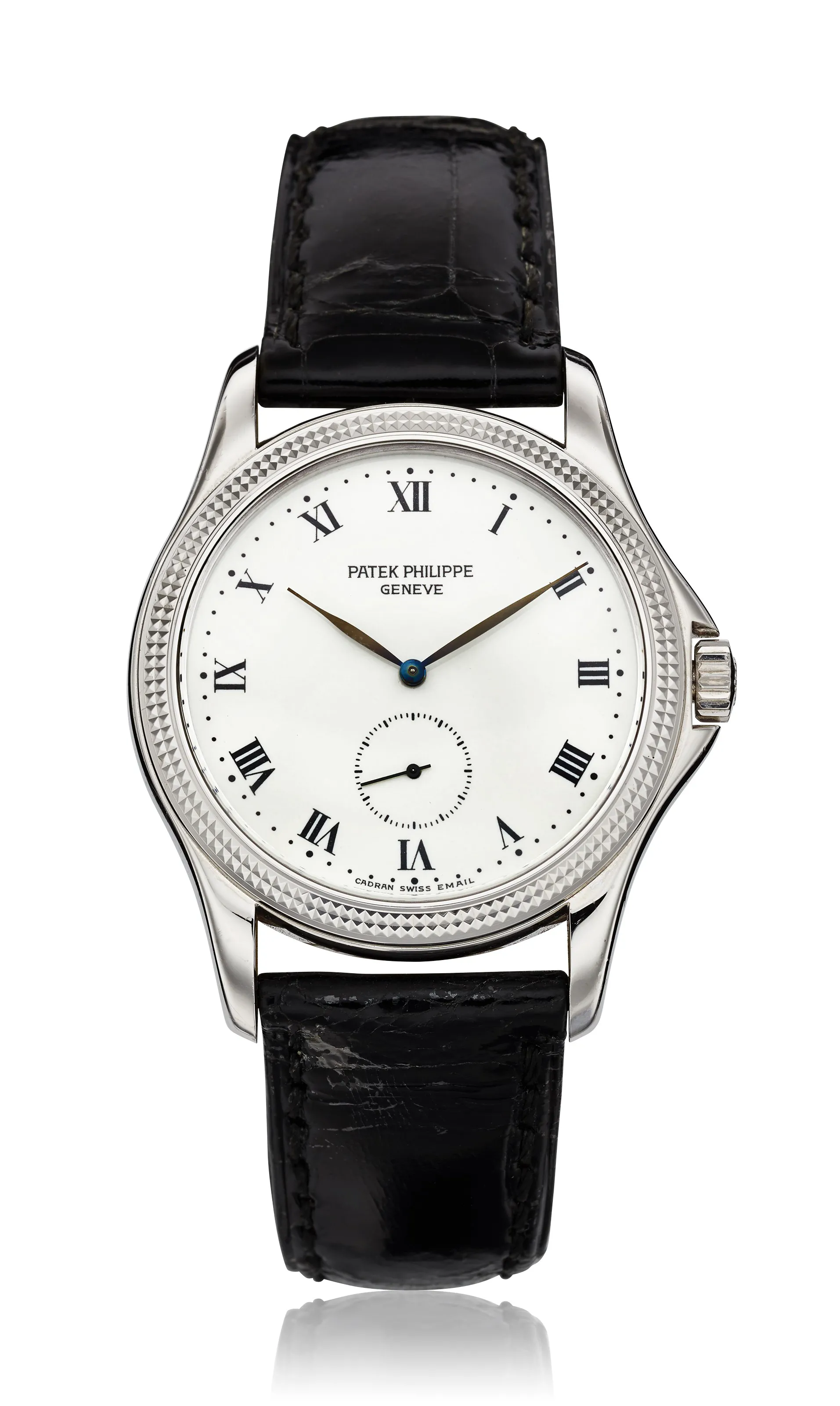 Patek Philippe Calatrava 5115G 35mm White gold Cream enamel