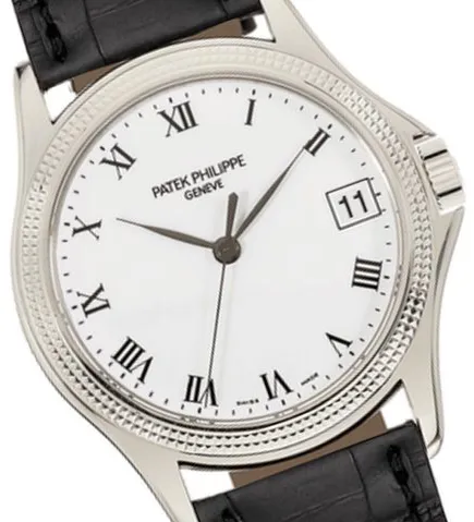 Patek Philippe Calatrava 5117G-001 37mm White gold White