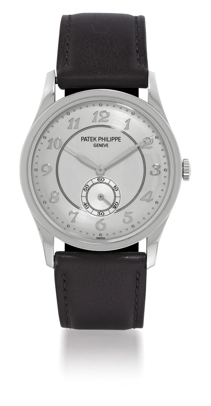 Patek Philippe Calatrava 5196P 37mm Platinum Silver