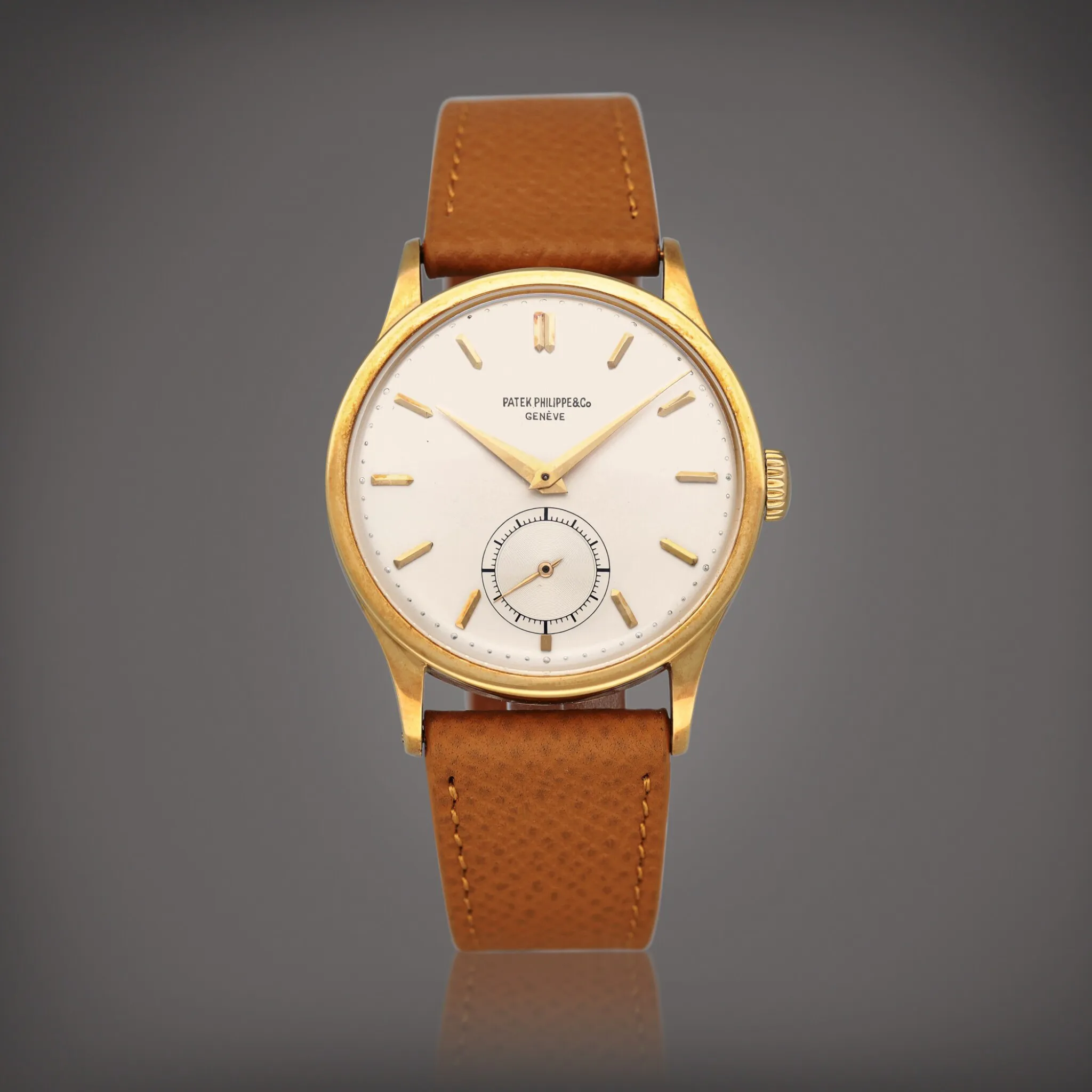 Patek Philippe Calatrava 570 35mm Yellow gold Silver